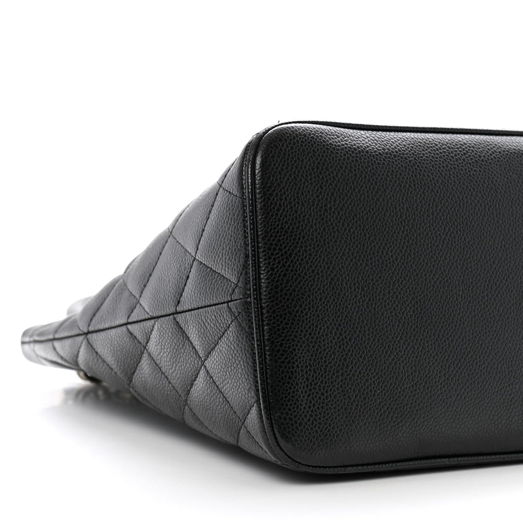 Chanel Caviar Quilted Medallion Tote Black