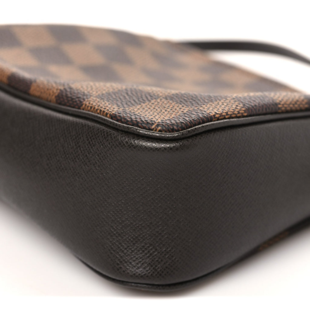 Louis Vuitton Damier Ebene Trousse Make Up Bag Pochette