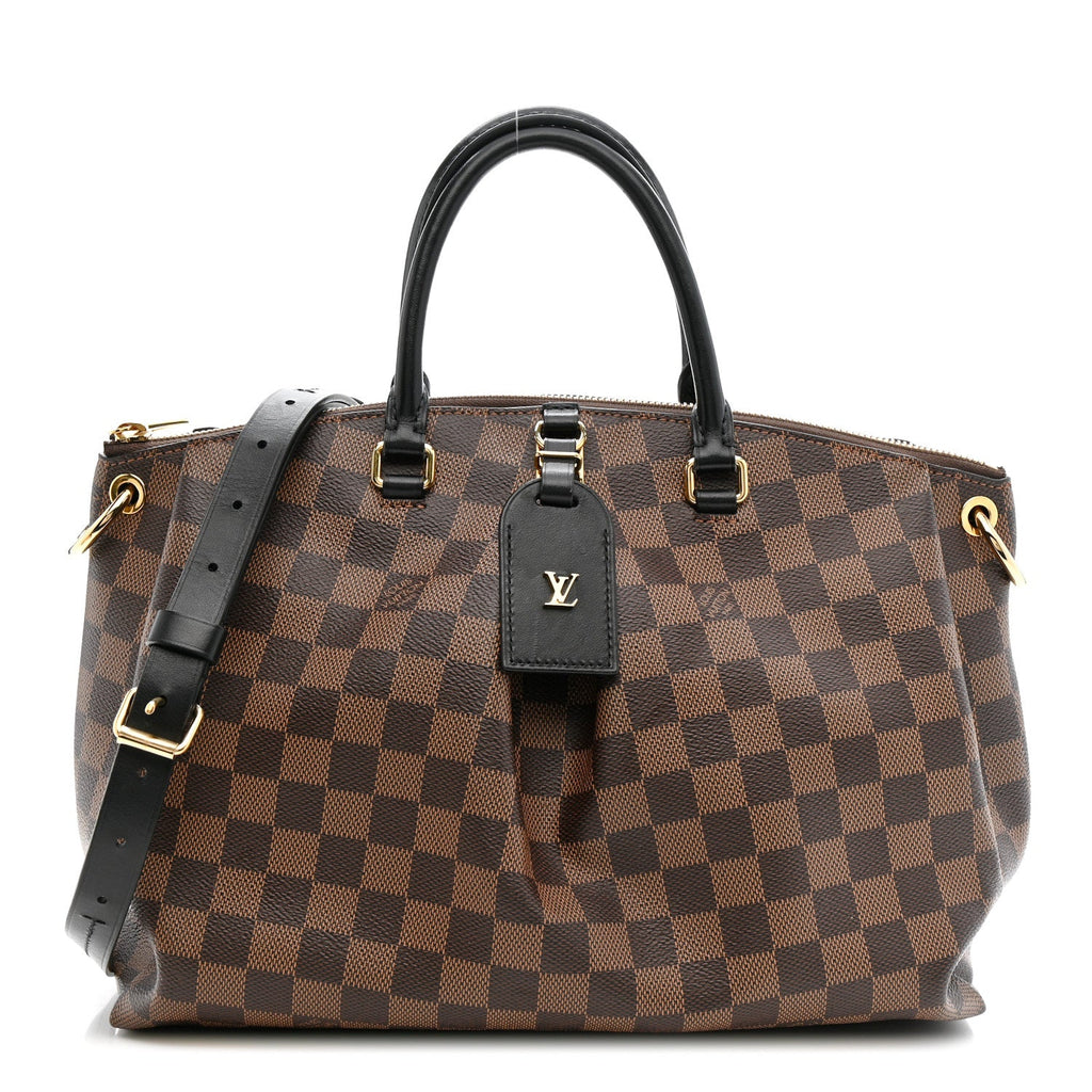 Louis Vuitton Damier Ebene Odeon Tote MM Black