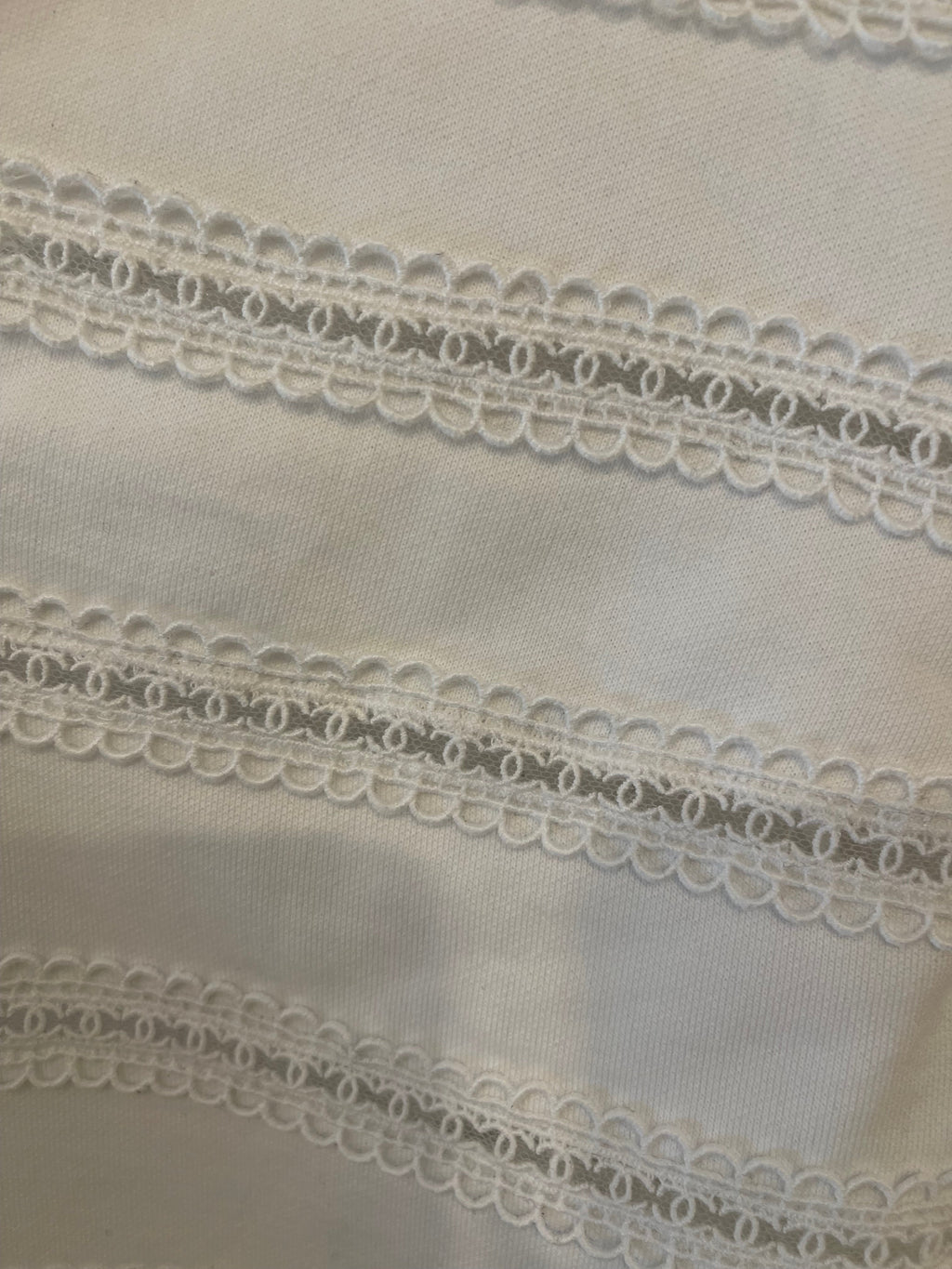 Chanel White Blouse with CC Logo Embroideries Size FR 34 (UK 6)