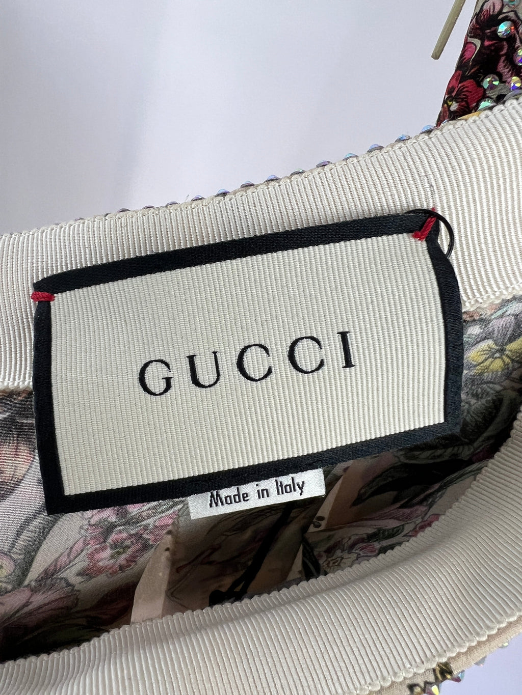 Gucci Floral Bouquet Print with Crystals Skirt IT 38 (UK 6) RRP £2250