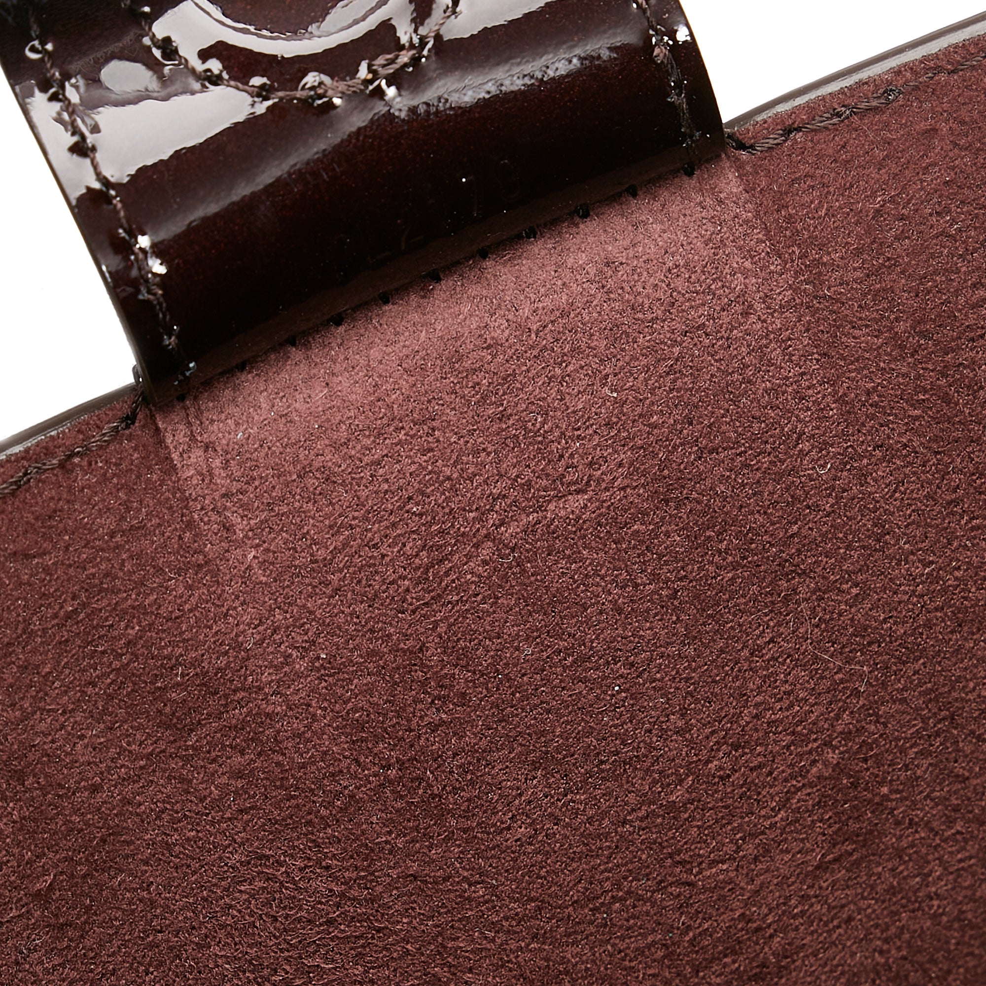 Louis Vuitton Long Beach MM Brown Monogram Vernis