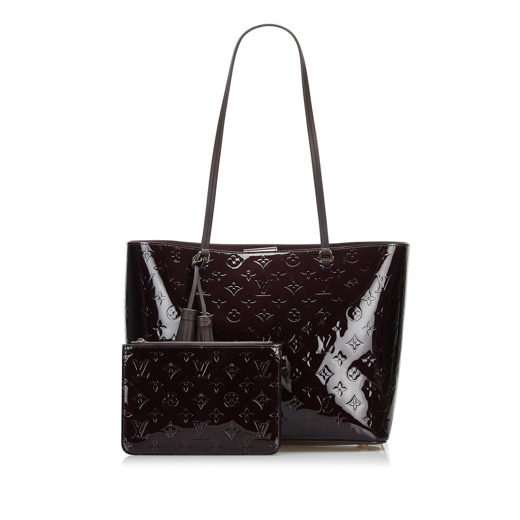 Louis Vuitton Long Beach MM Brown Monogram Vernis