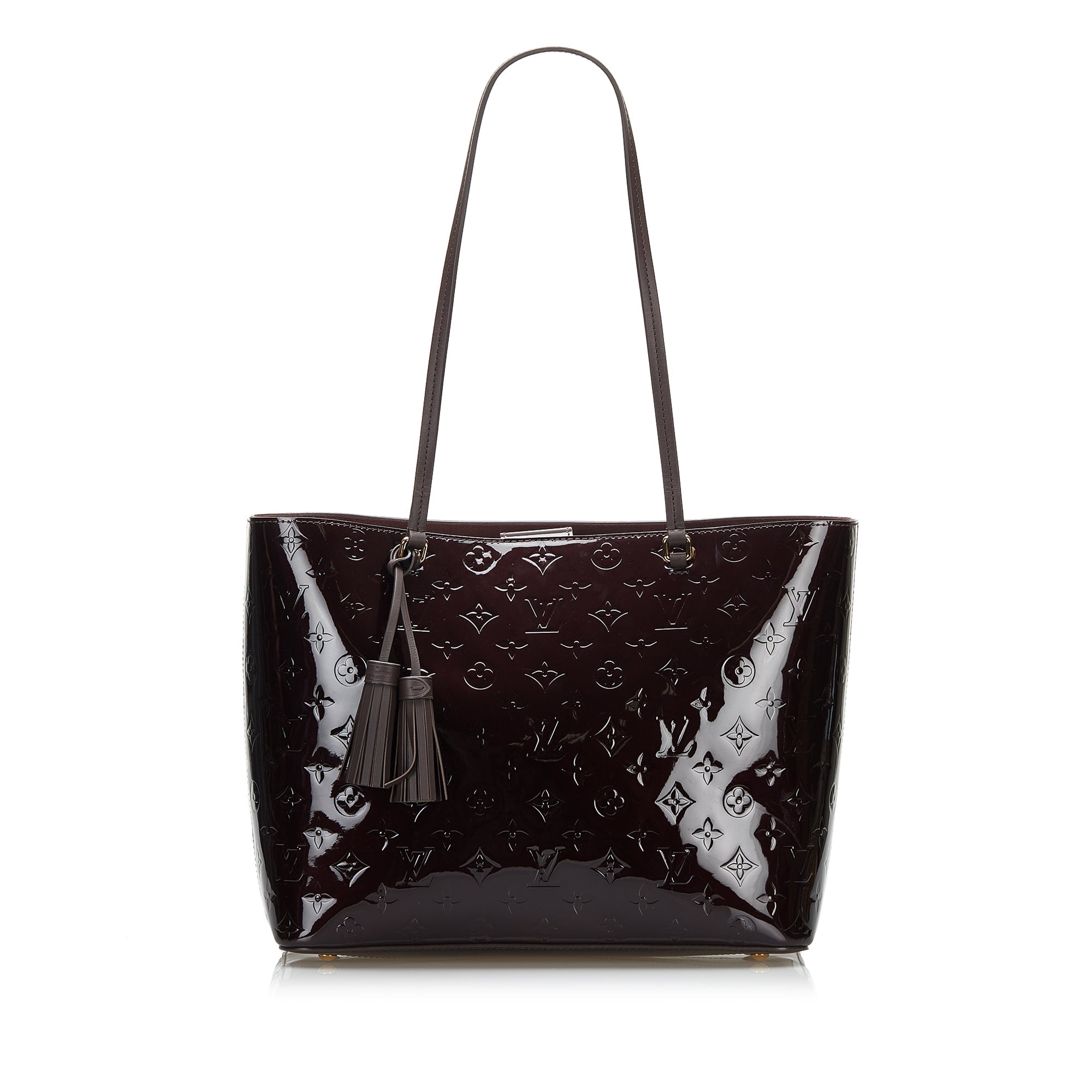 Louis Vuitton Long Beach MM Brown Monogram Vernis