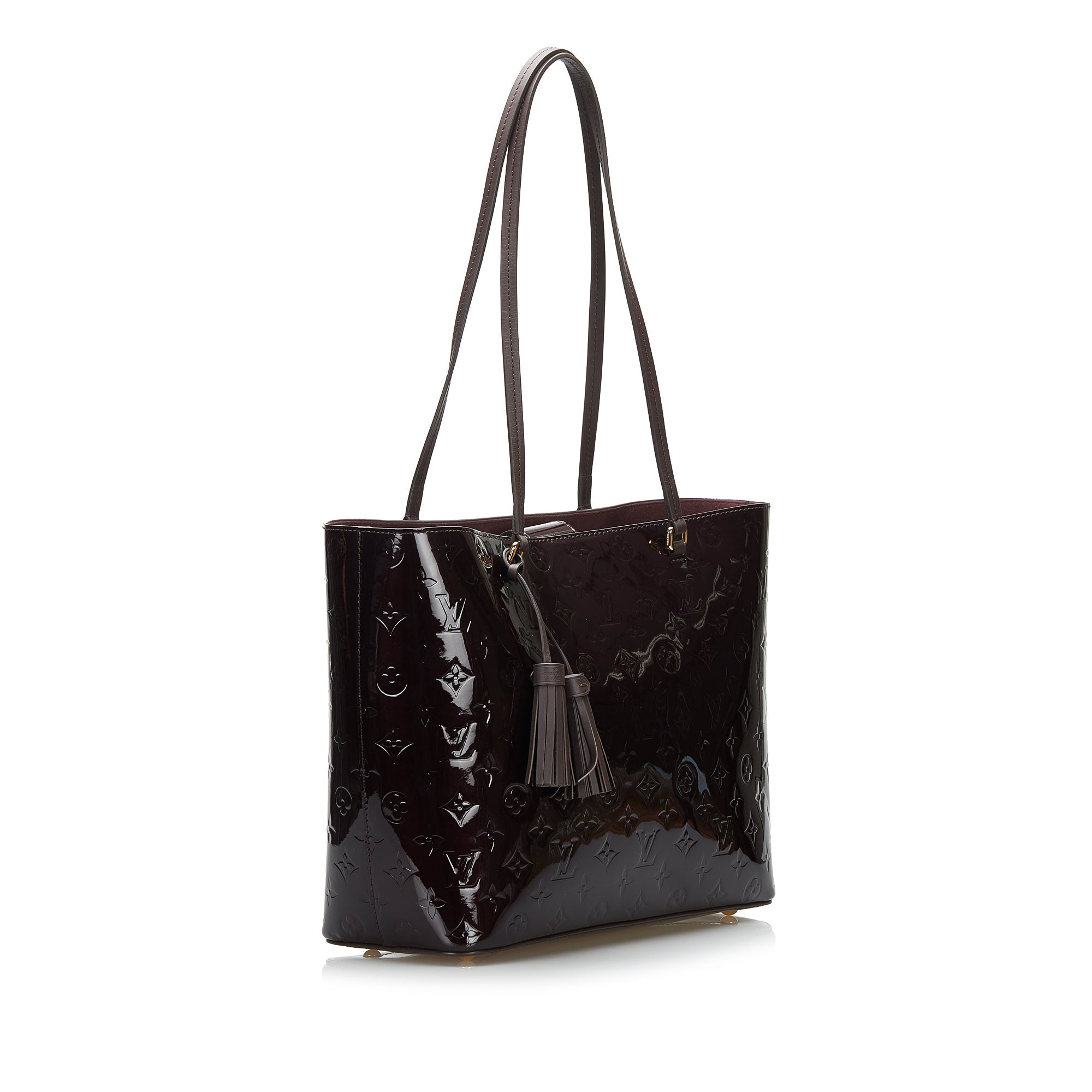 Louis Vuitton Long Beach MM Brown Monogram Vernis