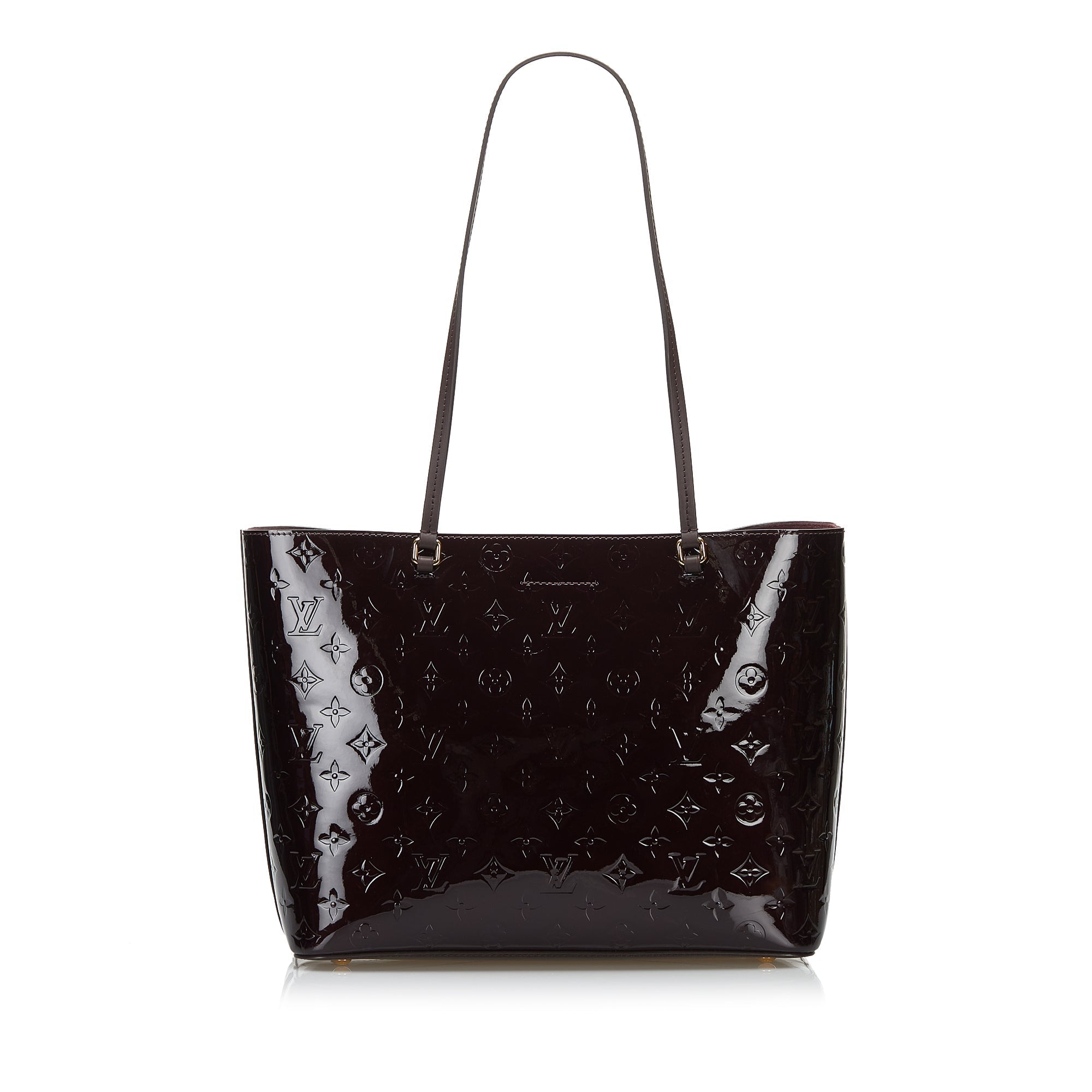Louis Vuitton Long Beach MM Brown Monogram Vernis
