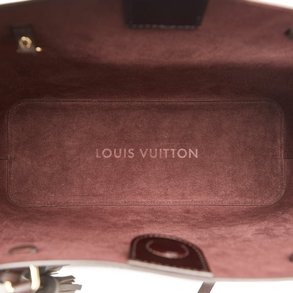 Louis Vuitton Long Beach MM Brown Monogram Vernis