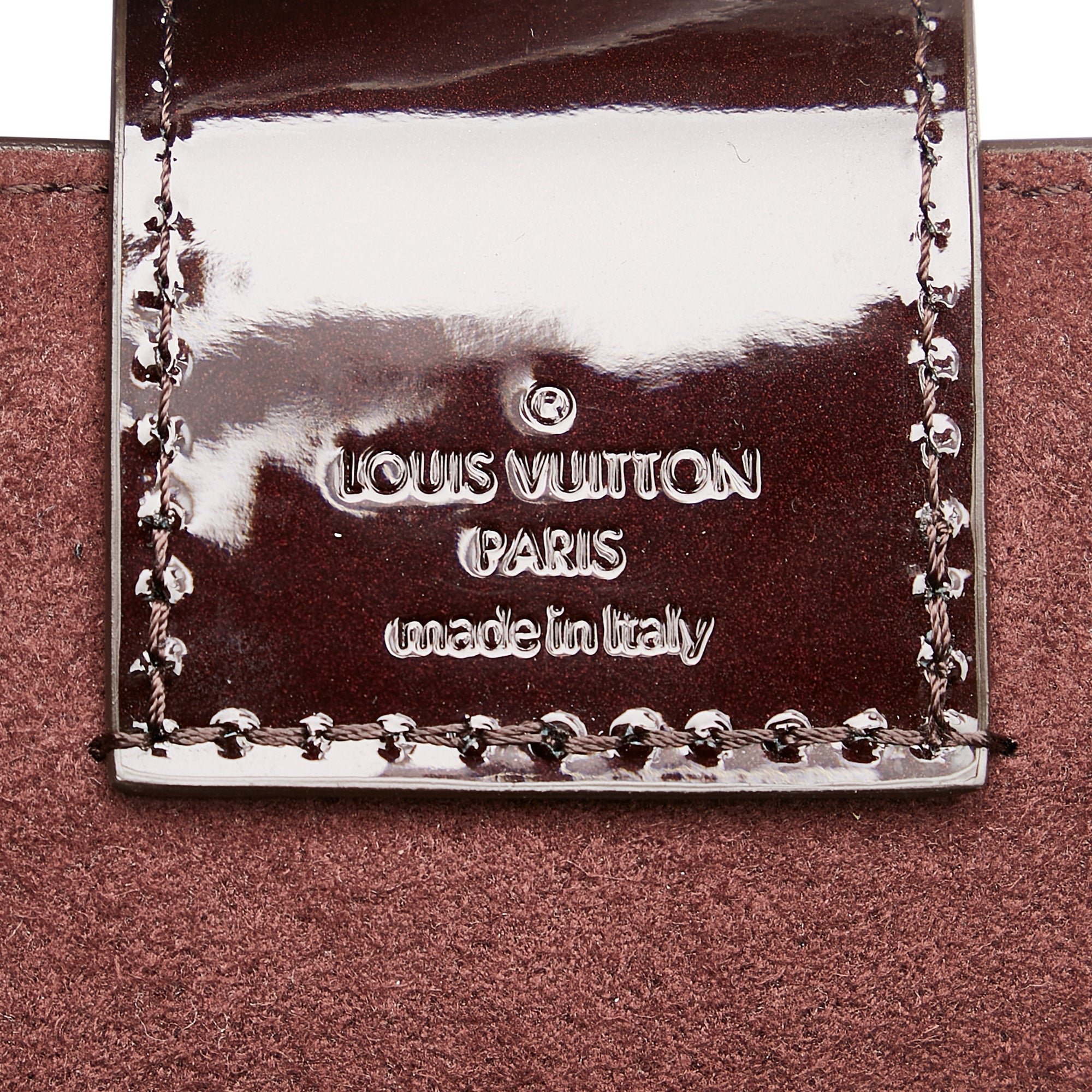 Louis Vuitton Long Beach MM Brown Monogram Vernis