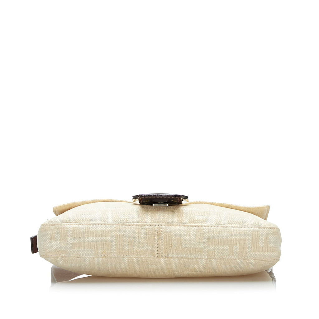 FENDI Zucca Canvas Baguette Brown