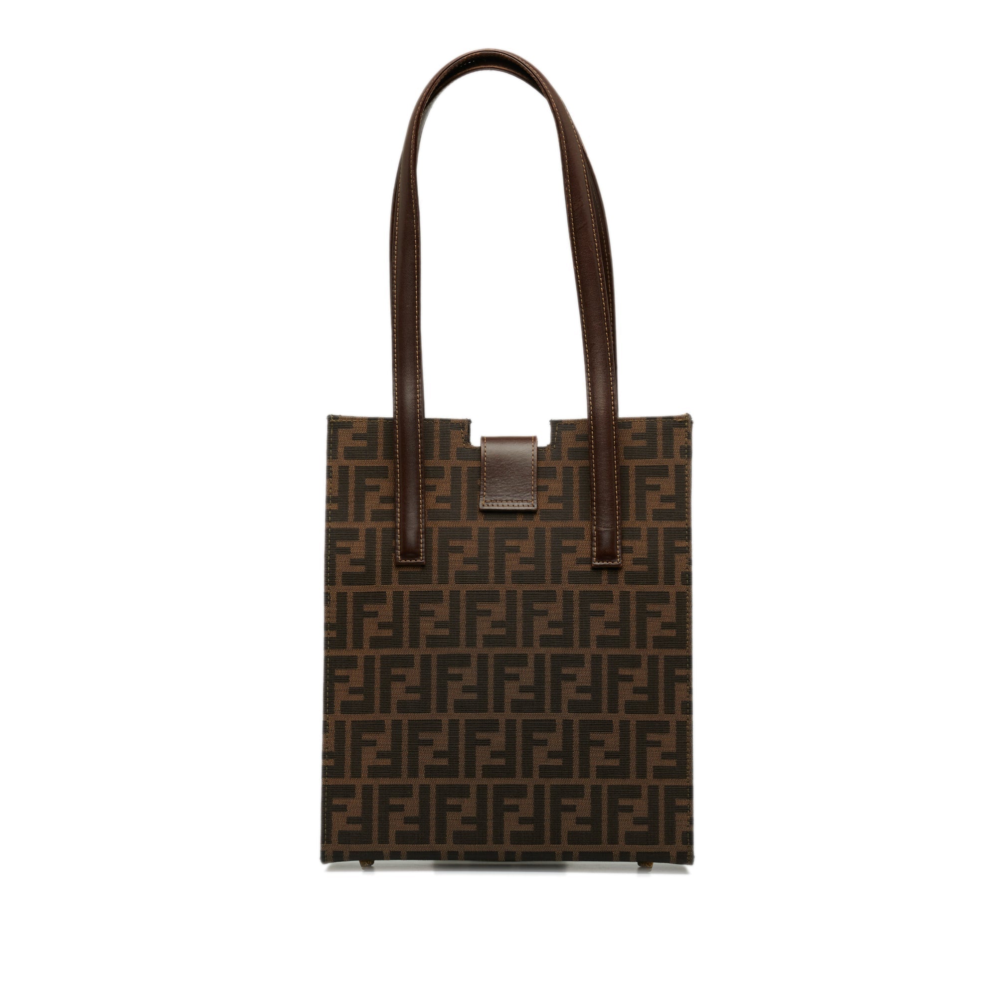 FENDI Zucca Canvas Tote Tote Bag