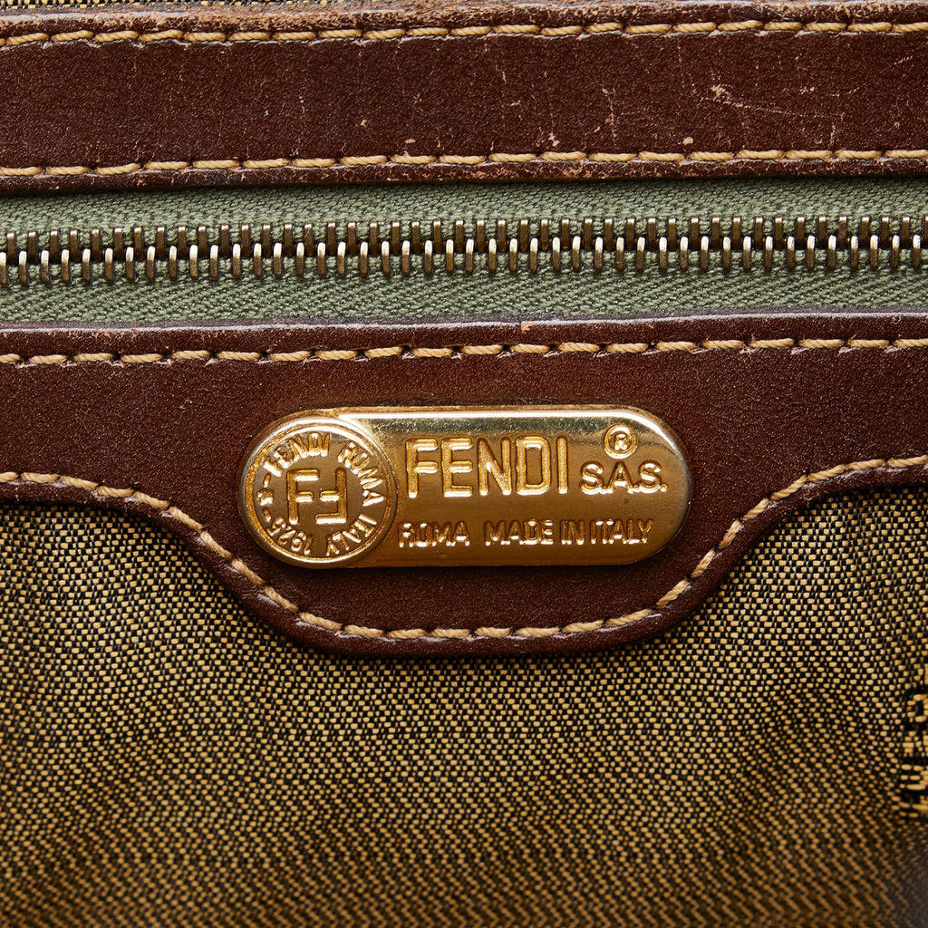FENDI Zucca Canvas Tote Tote Bag