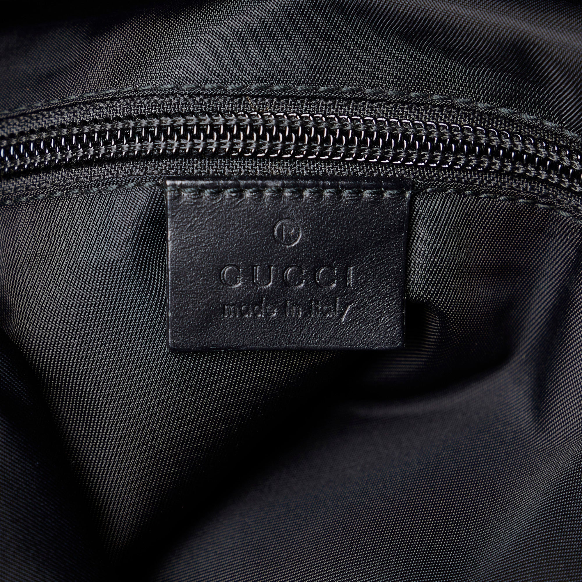 GUCCI Techno Web Fold Over Backpack
