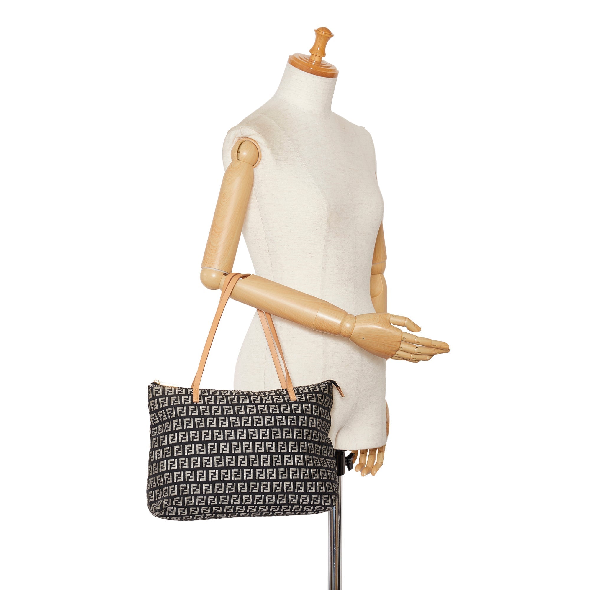 FENDI Zucchino Canvas Tote Bag
