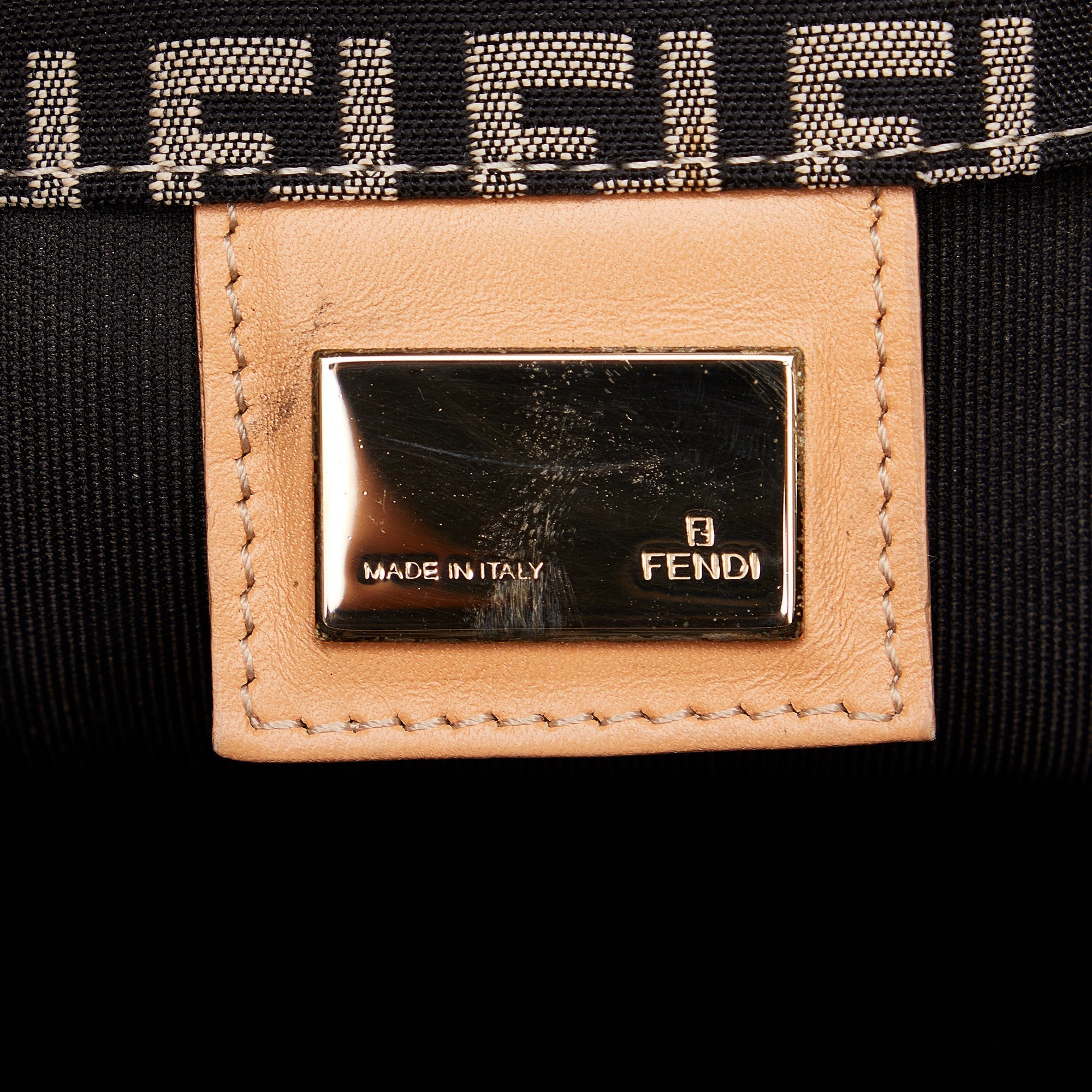FENDI Zucchino Canvas Tote Bag