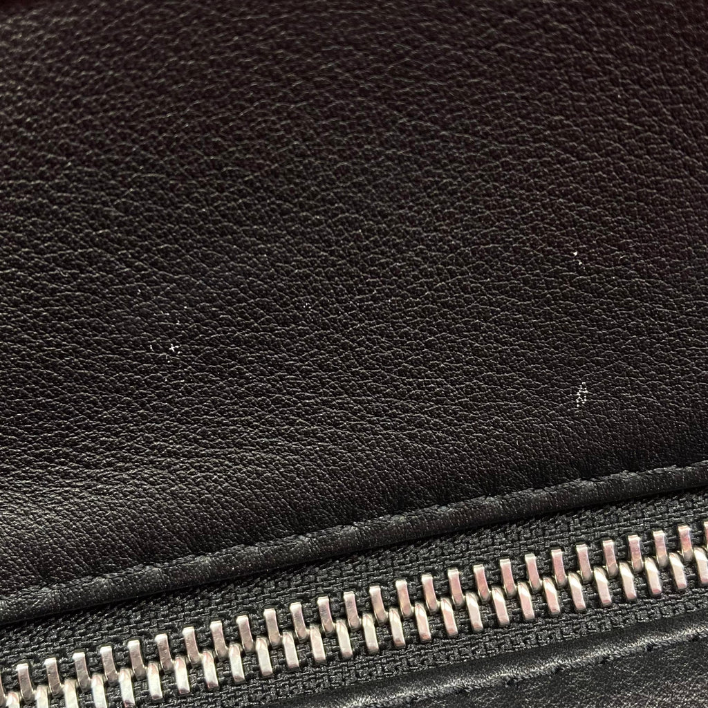 Chanel 2019 Black Lambskin Ultra Pocket Shopping Tote 2way Shoulder Handbag