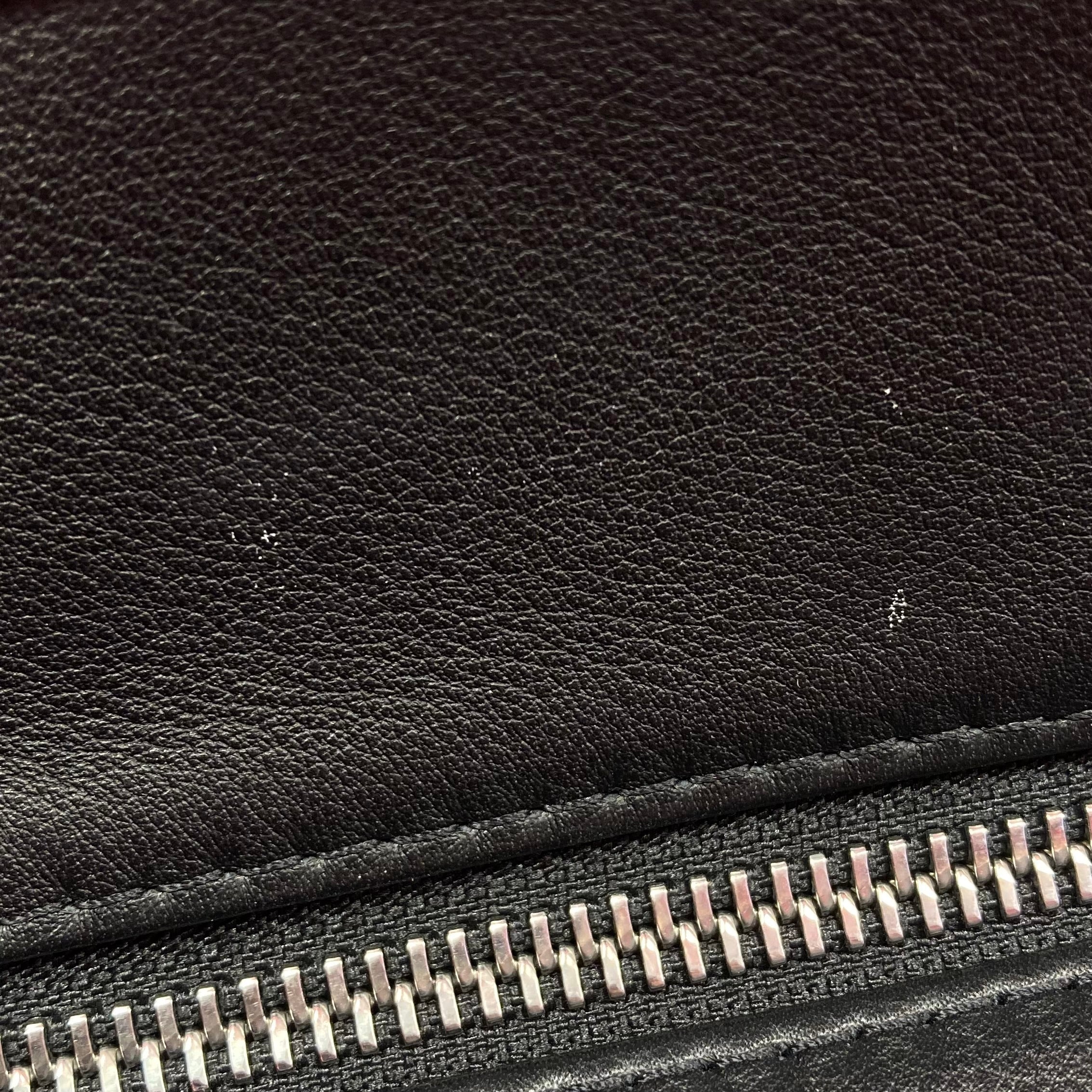 Chanel 2019 Black Lambskin Ultra Pocket Shopping Tote 2way Shoulder Handbag