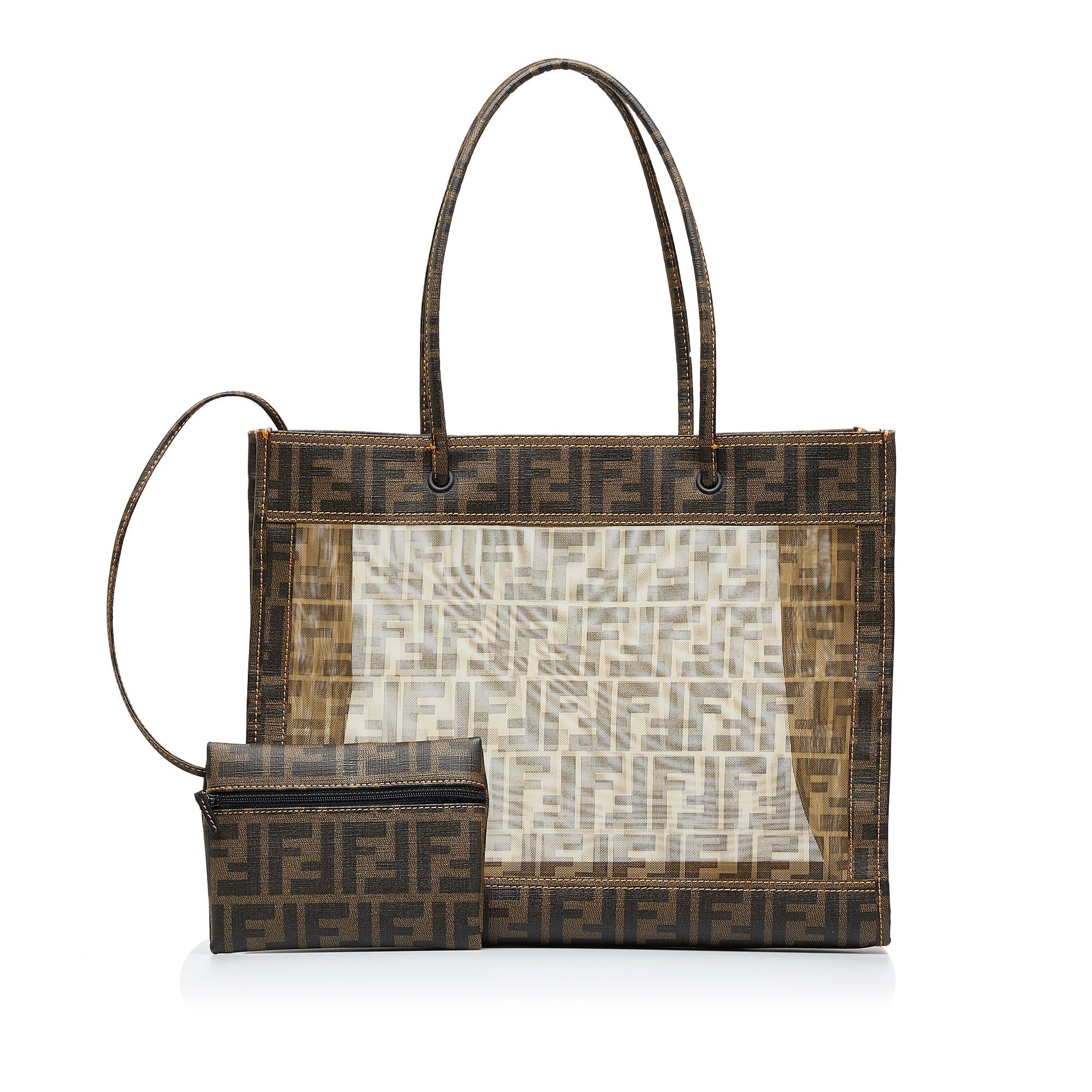 FENDI Zucca Mesh Tote Tote Bag