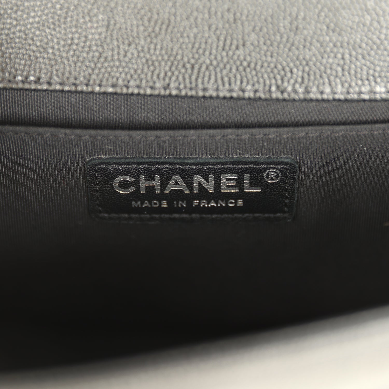 Chanel Medium Boy Bag Black Caviar Aged Ruthenium Hardware