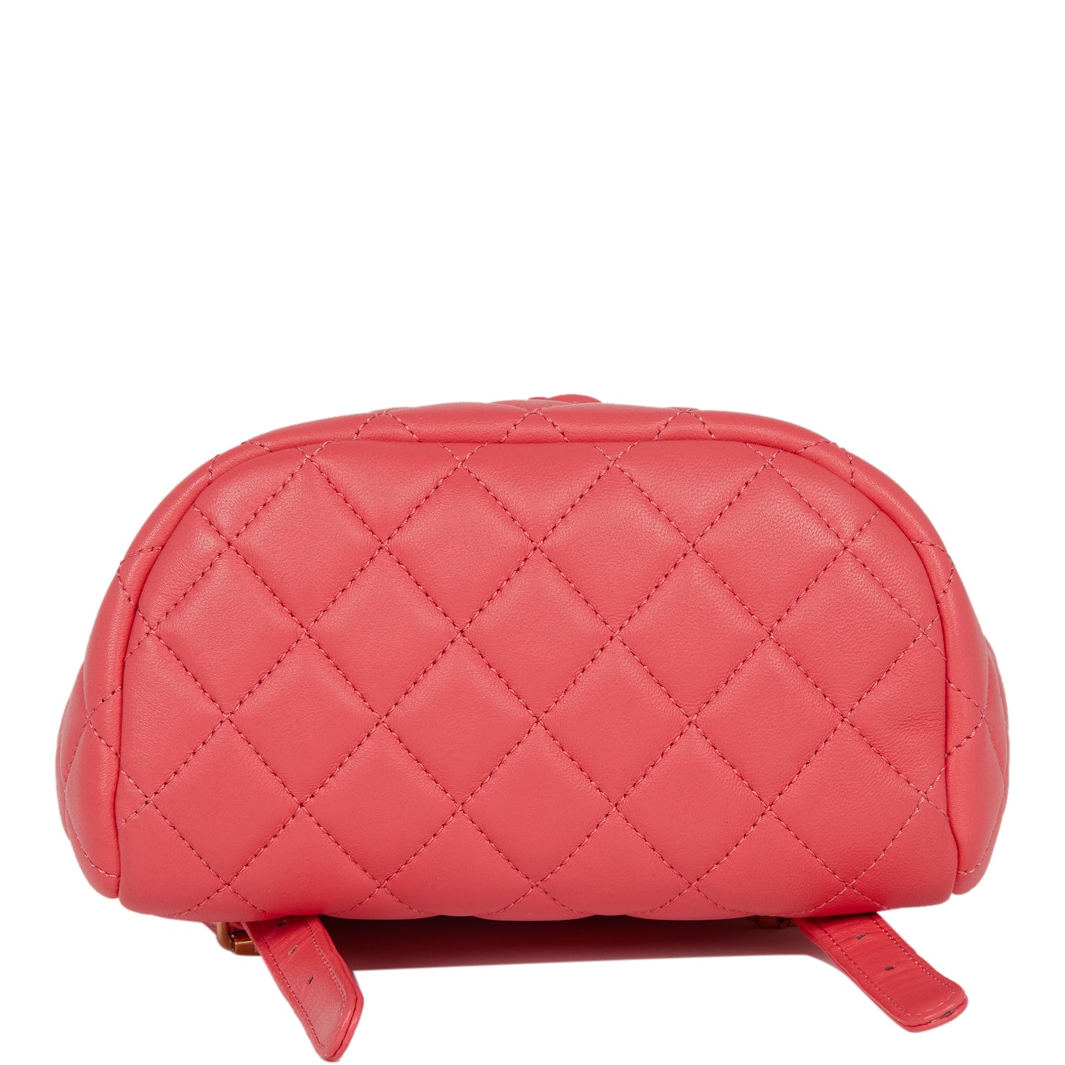 Pre-owned Chanel Mini Urban Spirit Backpack Rose Lambskin Gold Hardware
