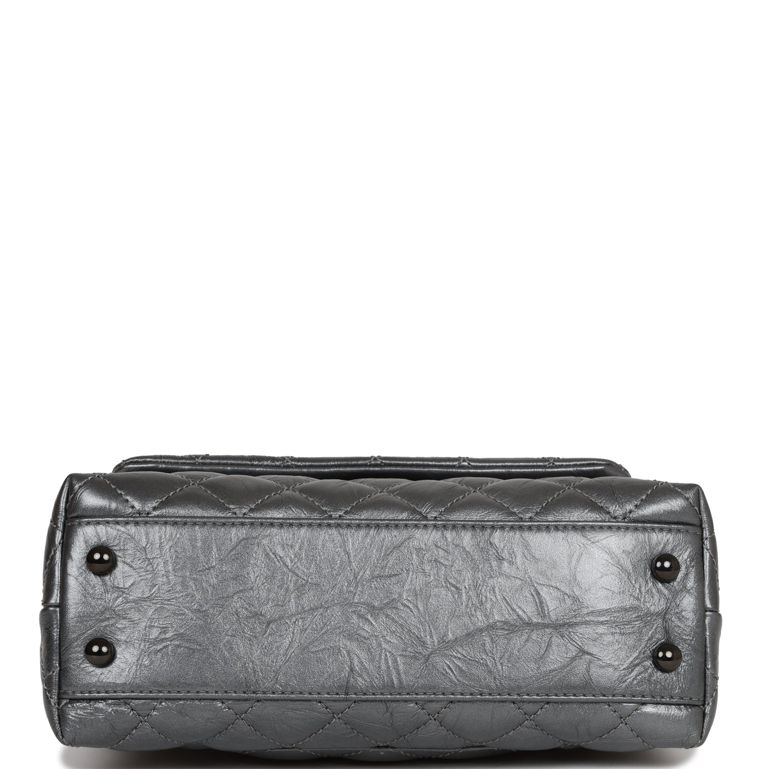 Chanel Small Coco Handle Flap Bag So Black Calfskin Black Hardware