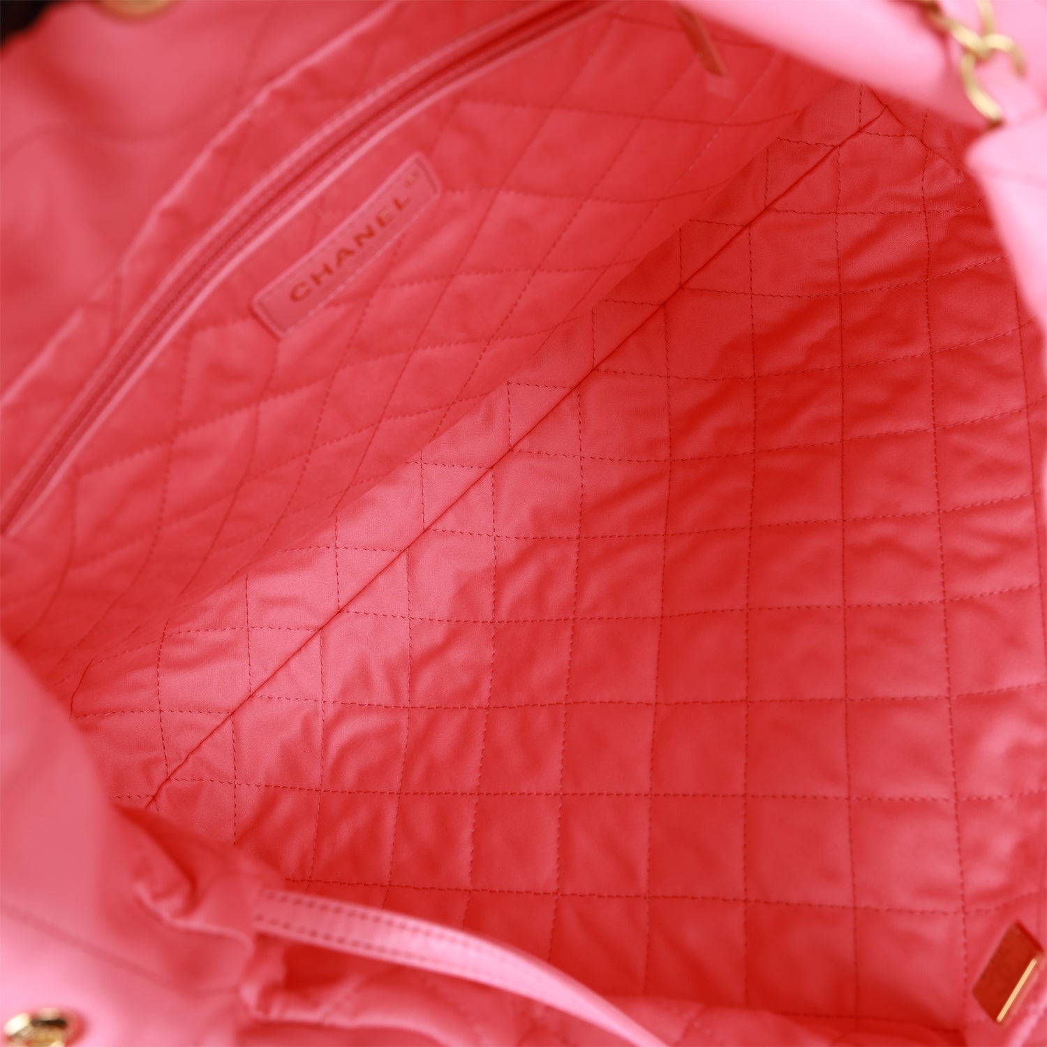 Chanel Small 22 Bag Pink Calfskin Gold Hardware