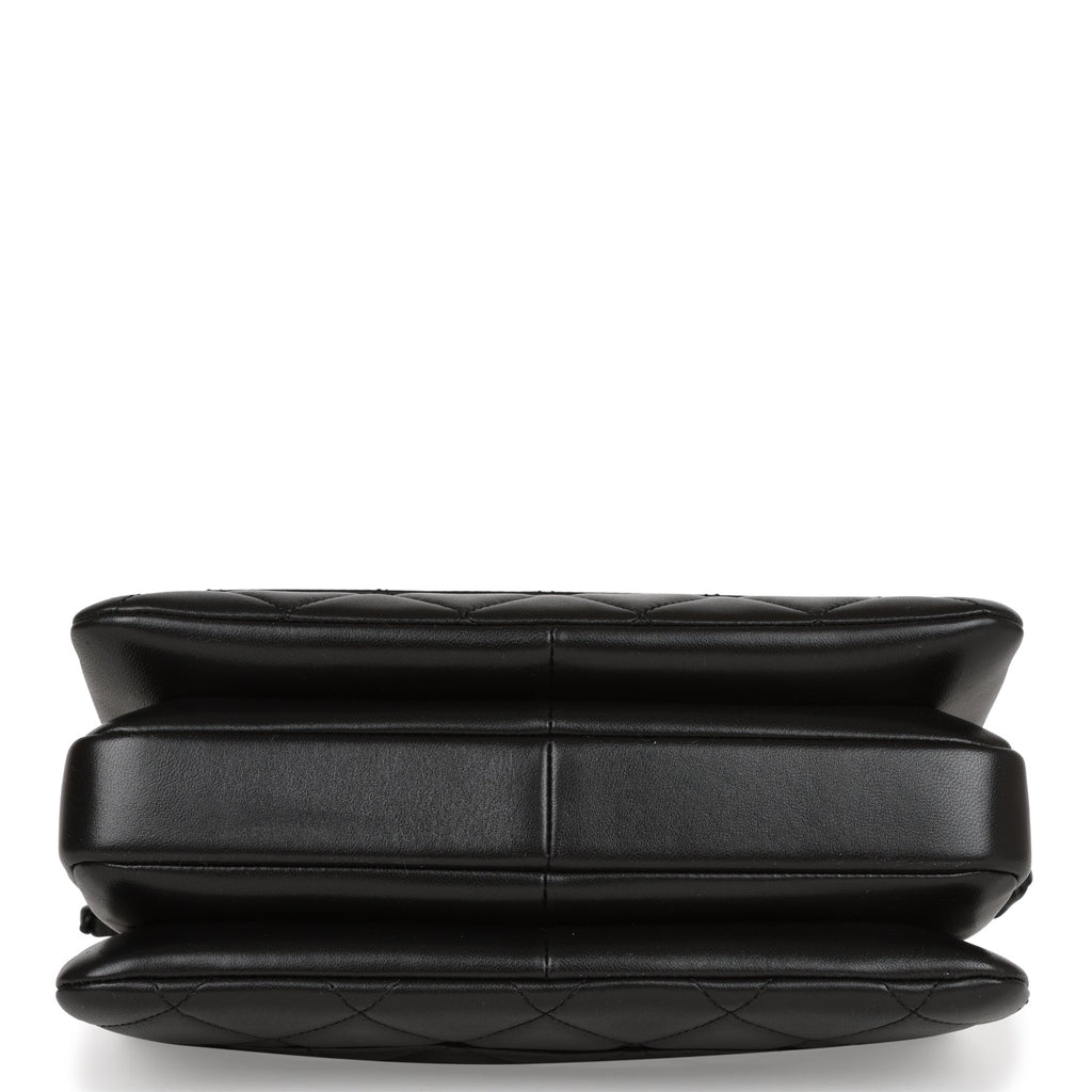 Chanel Large Trendy CC Bag SO Black Lambskin Black Hardware