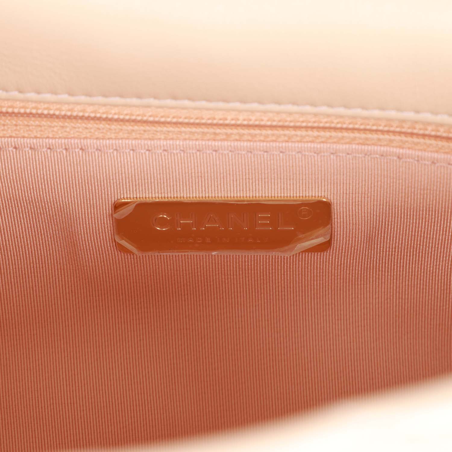 Chanel Medium 19 Flap Bag Beige Calfskin Mixed Hardware