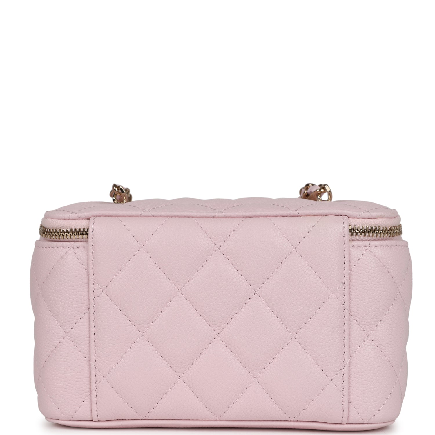 Chanel Small Vanity Case Light Pink Caviar Light Gold Hardware