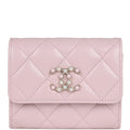 Chanel Mini Crossbody Pink Caviar Light Gold Hardware