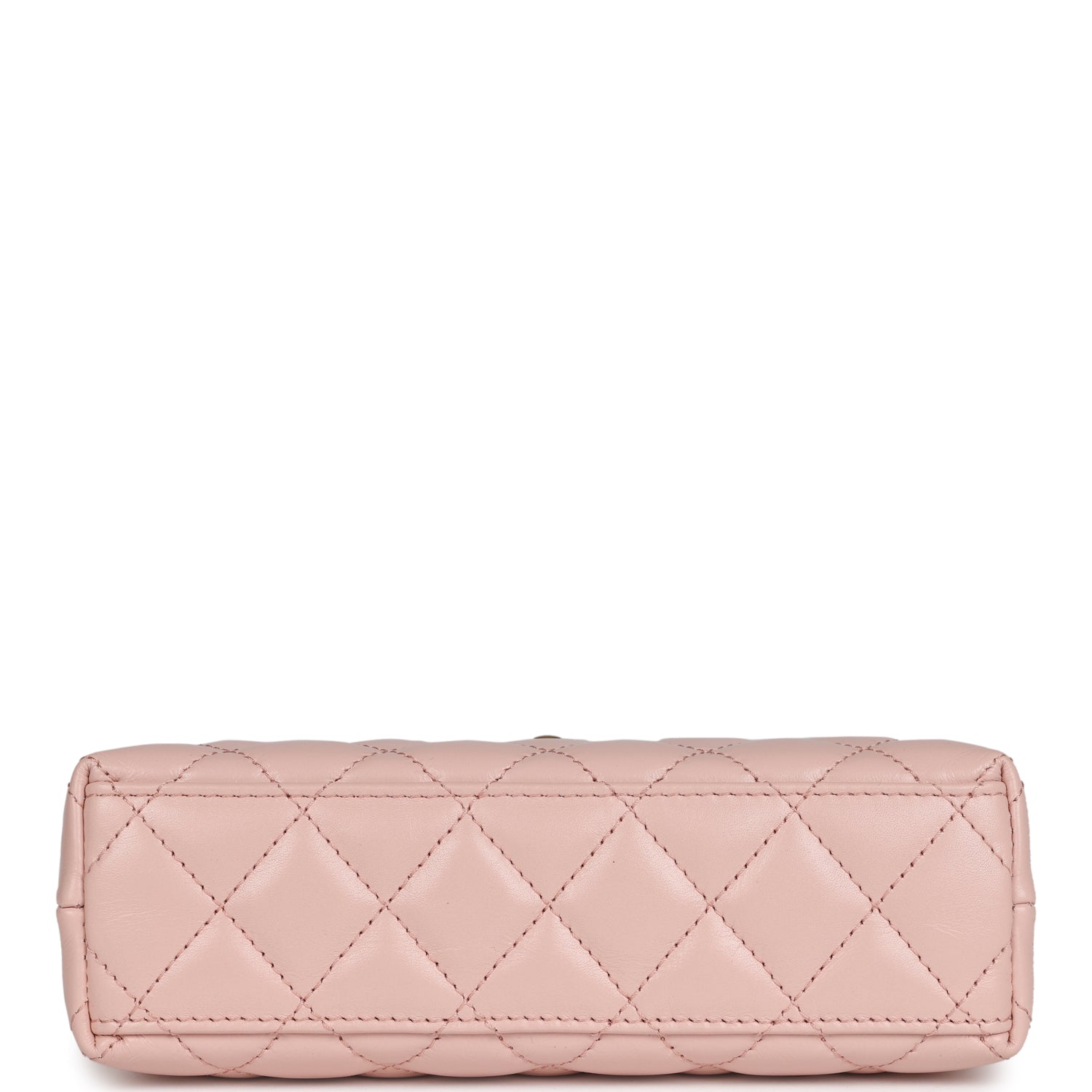 Chanel Small Kelly Shopper Light Pink Shiny Aged Calfskin Brushed Gold Hardware