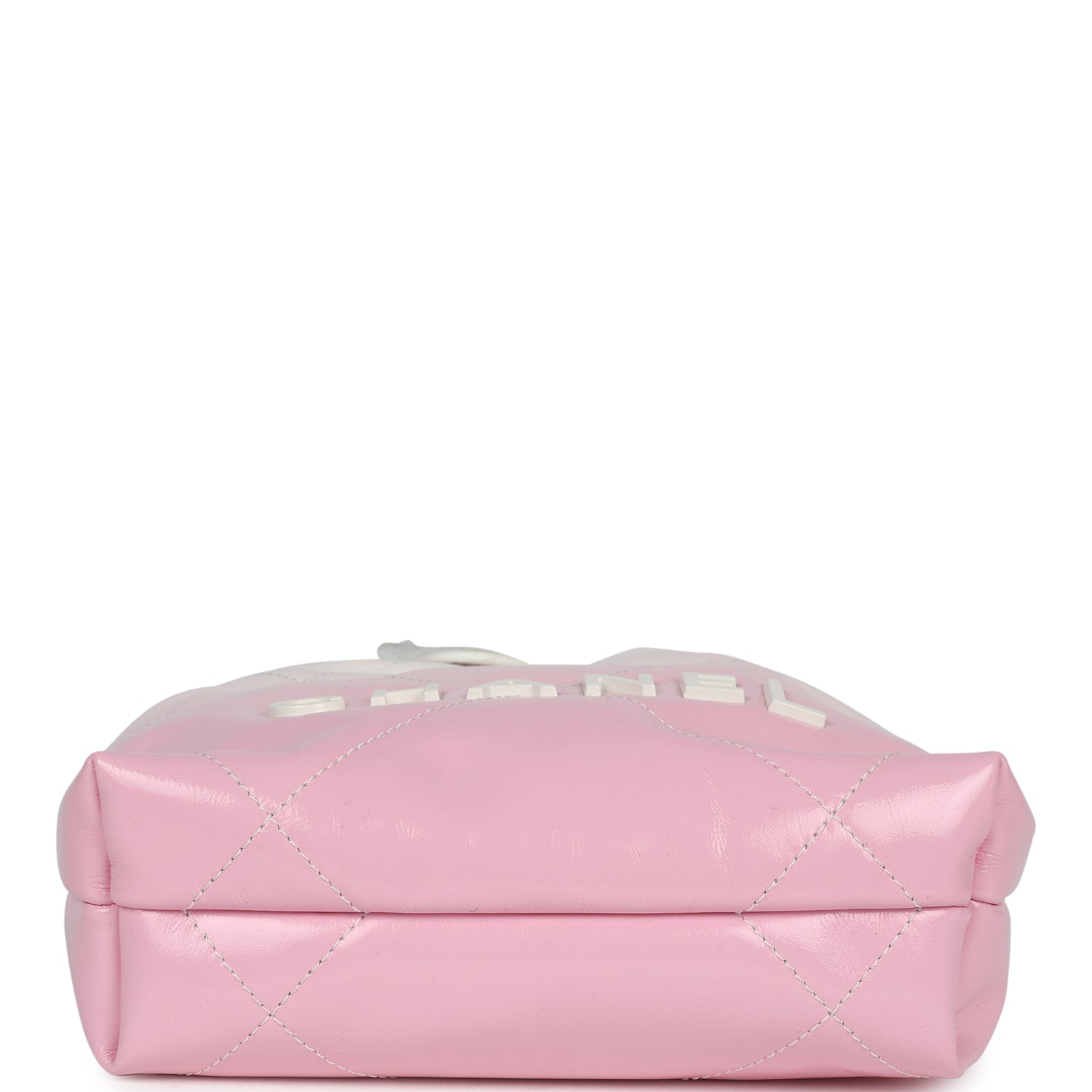 Chanel Mini 22 Bag Pink and White Ombre Calfskin Light Gold Hardware