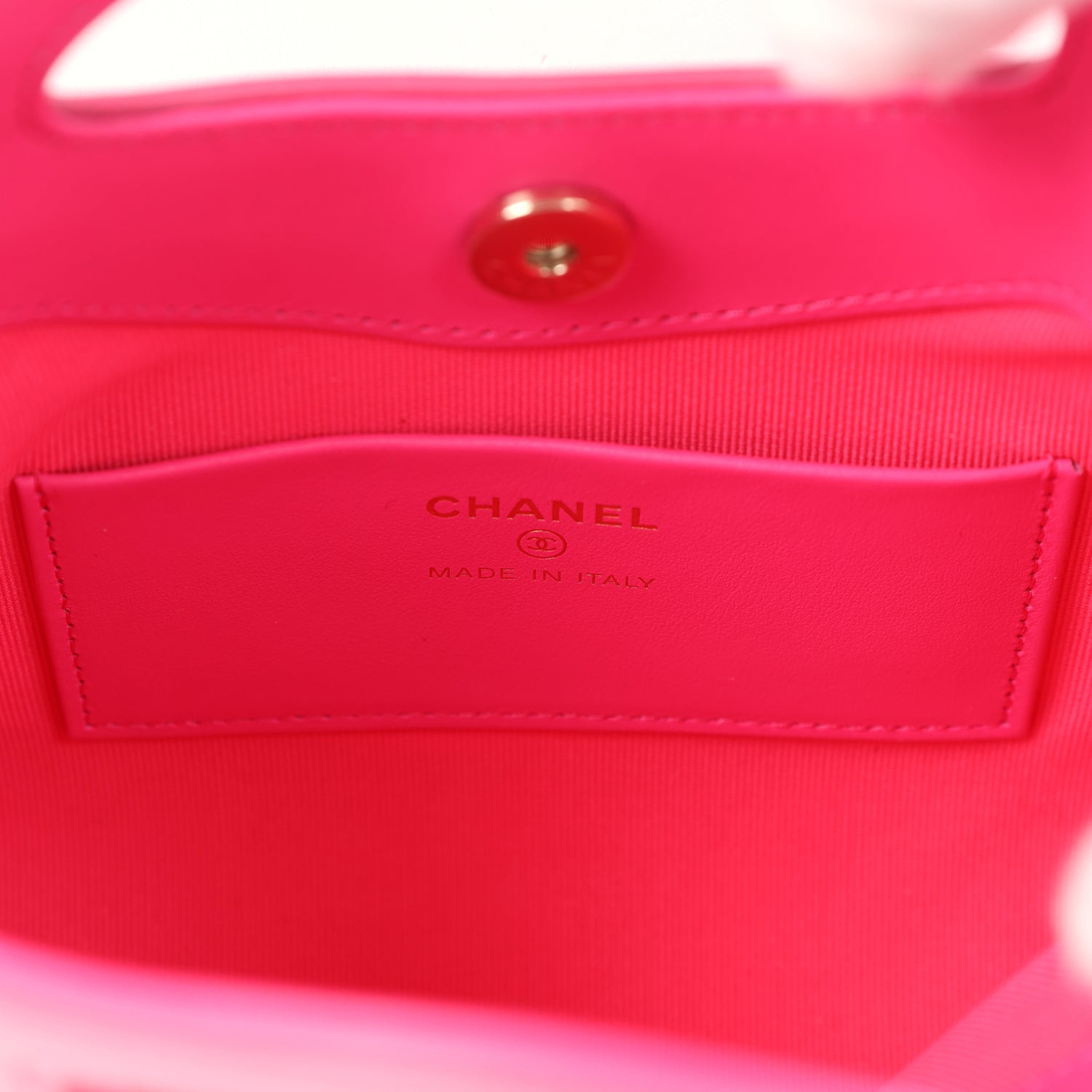 Chanel Nano 31 Shopper Hot Pink Shiny Aged Calfskin Gold Hardware