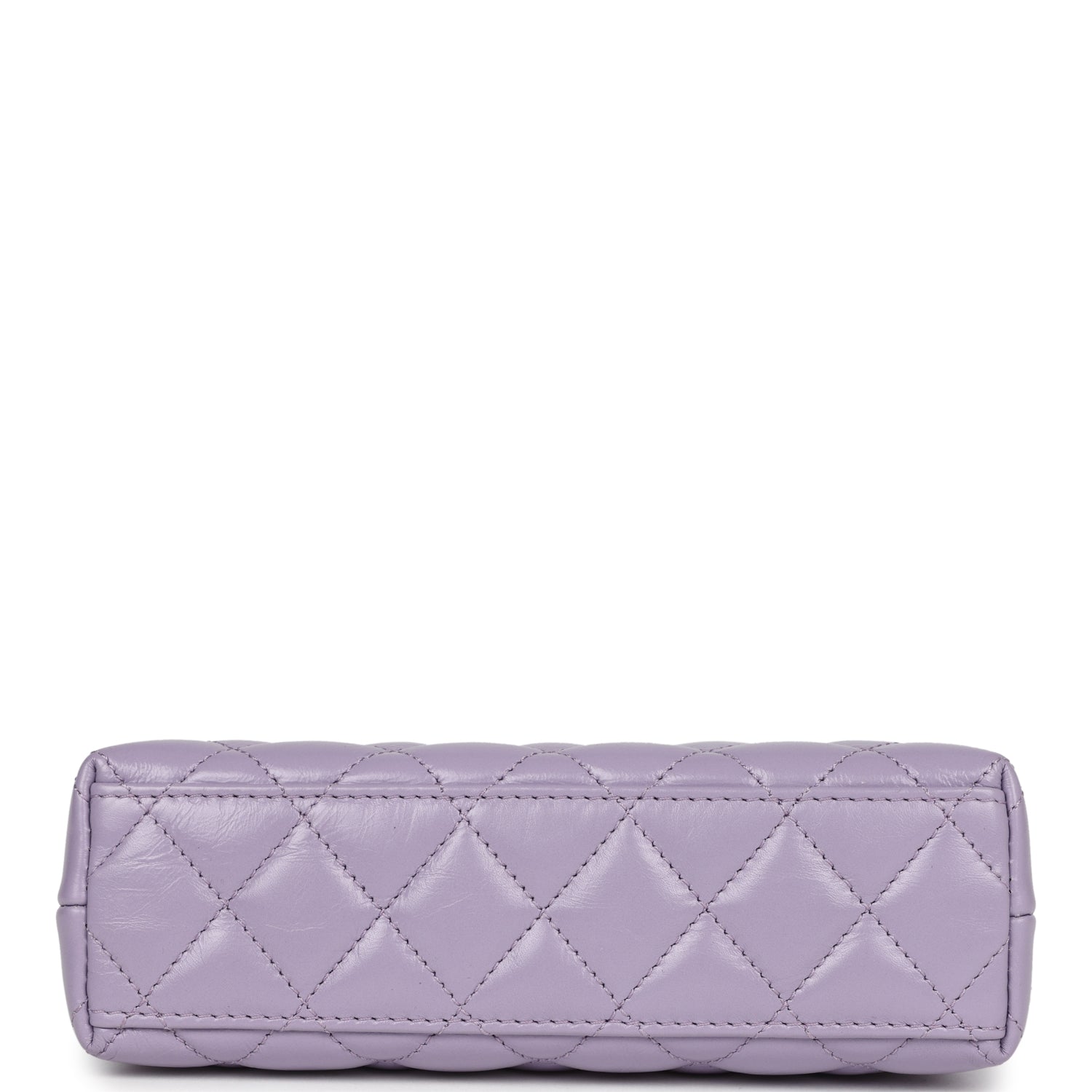 Chanel Small Kelly Shopper Light Purple Shiny Aged Calfskin Brushed Gold Hardware