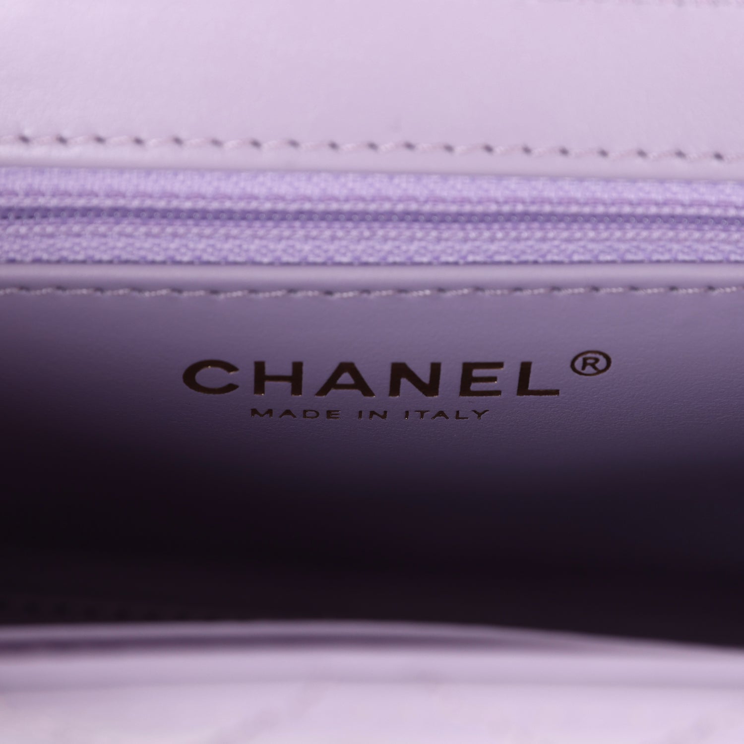 Chanel Small Kelly Shopper Light Purple Shiny Aged Calfskin Brushed Gold Hardware