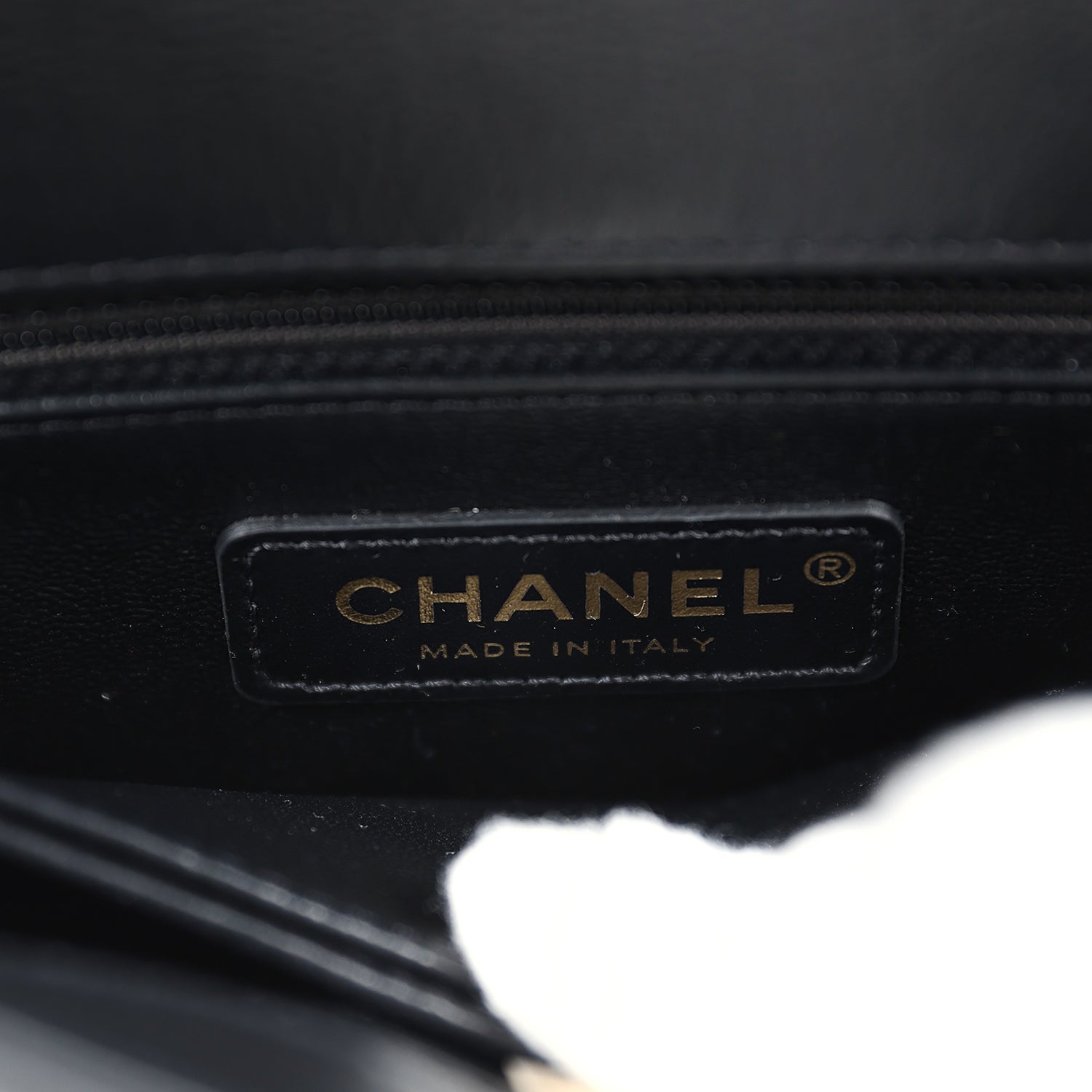 Chanel Mini Coco Crystal Top Handle Flap Bag Black Lambskin Brushed Gold Hardware
