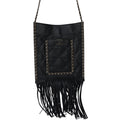 Chanel Small CC Fringe Shopping Bag Black Calfskin Light Gold Hardware