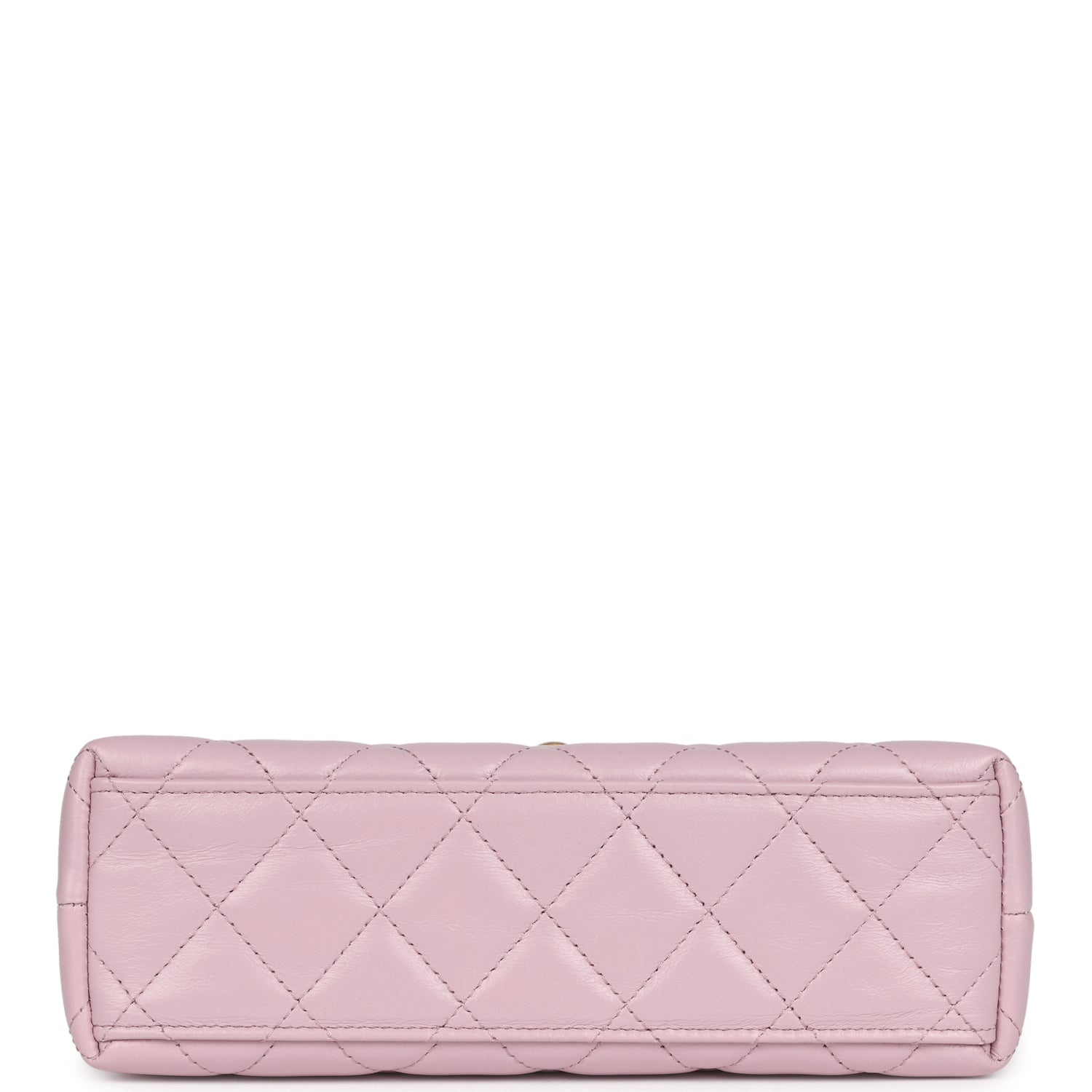 Chanel Small Kelly Shopper Light Pink Shiny Aged Calfskin Brushed Gold Hardware