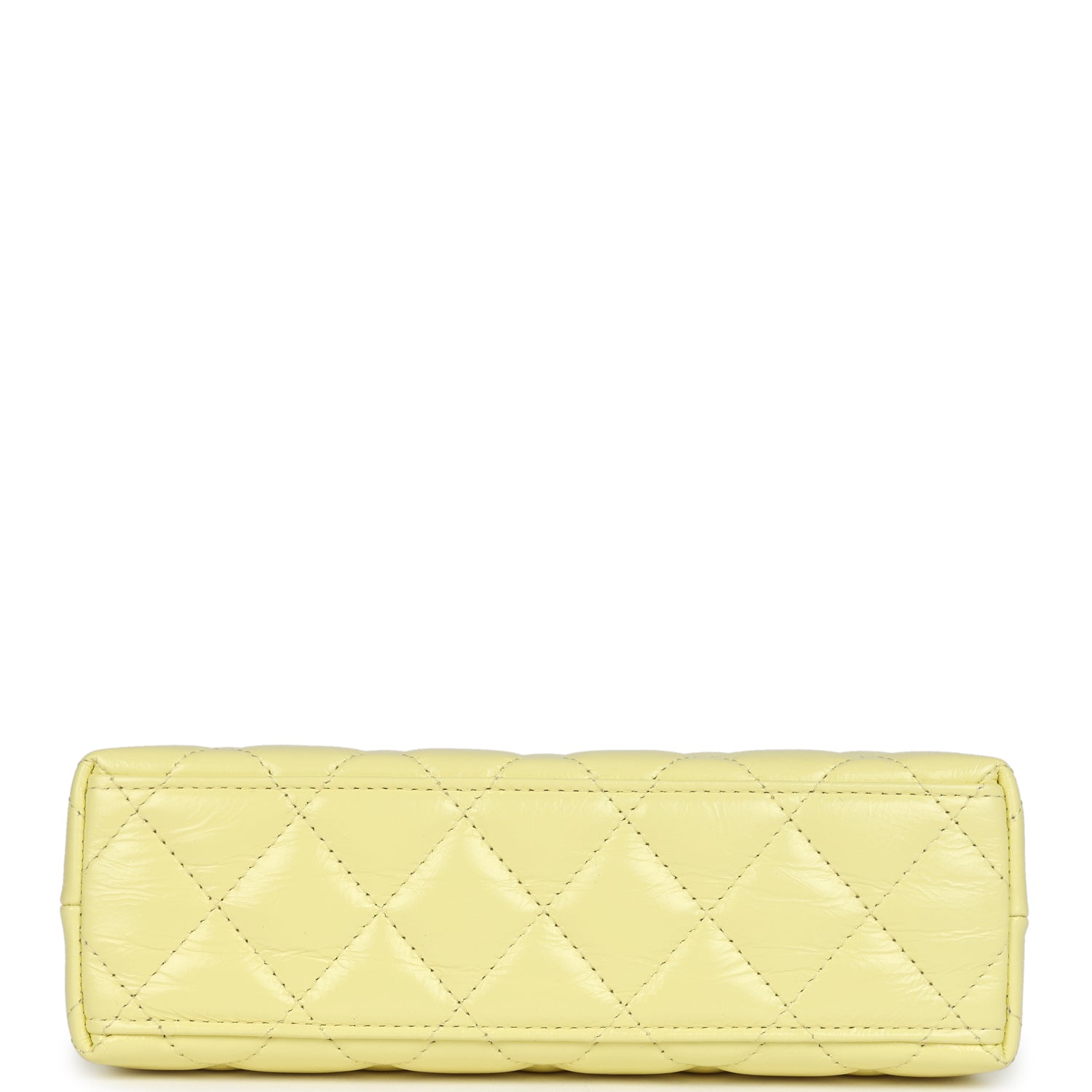 Chanel Small Kelly Yellow Shiny Aged Calfskin Brushed Gold Hardware