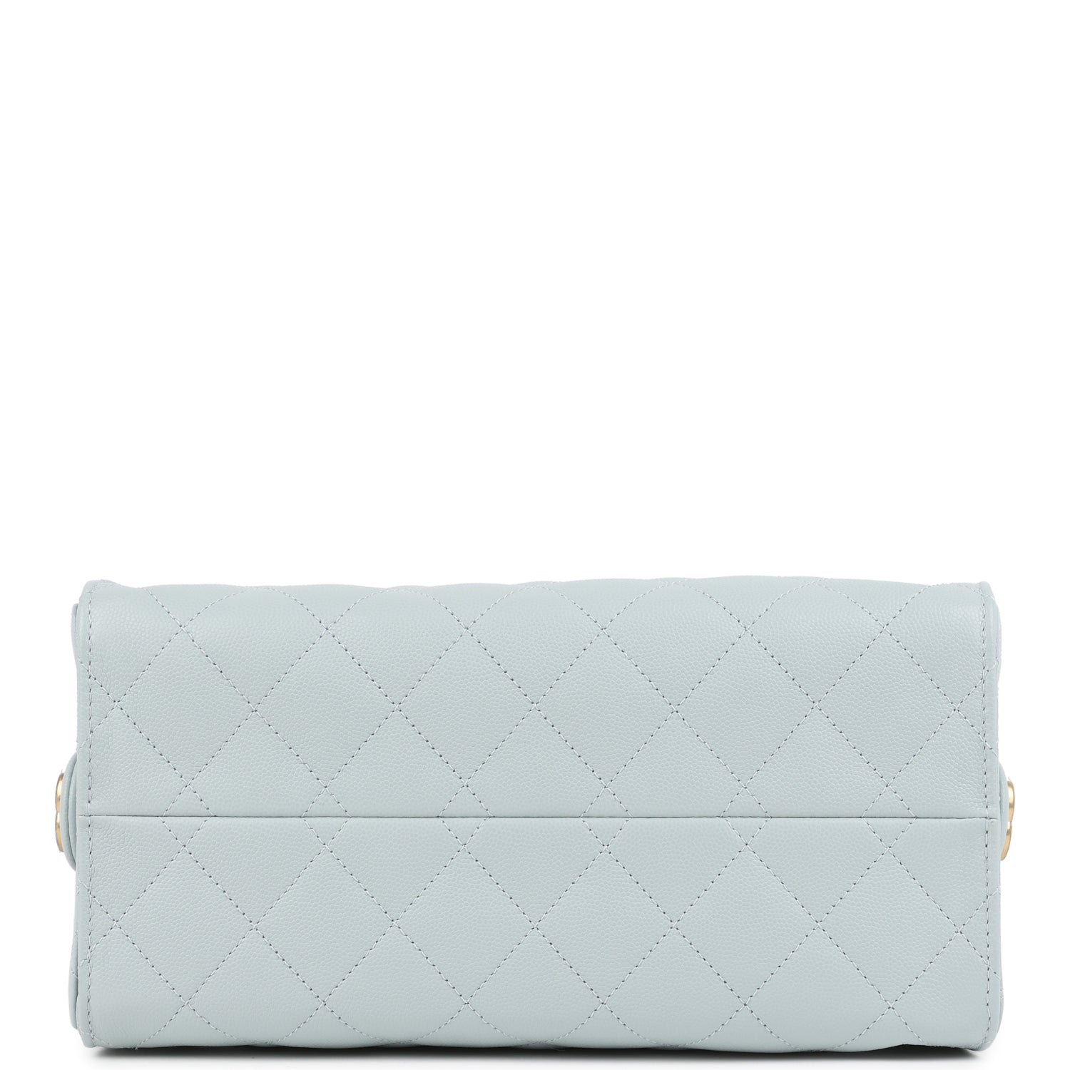 Chanel Small 25 Hobo Bag Light Blue Caviar Antique Gold Hardware