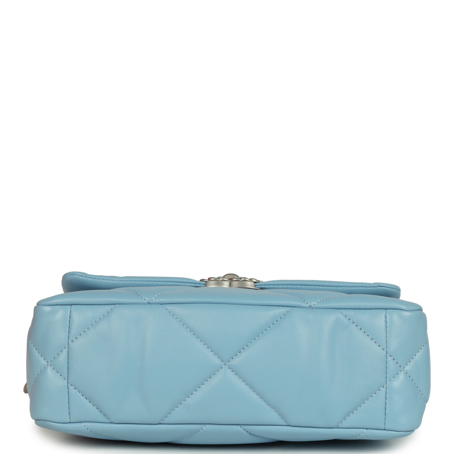 Chanel Medium 19 Flap Light Blue Lambskin Mixed Metal Hardware