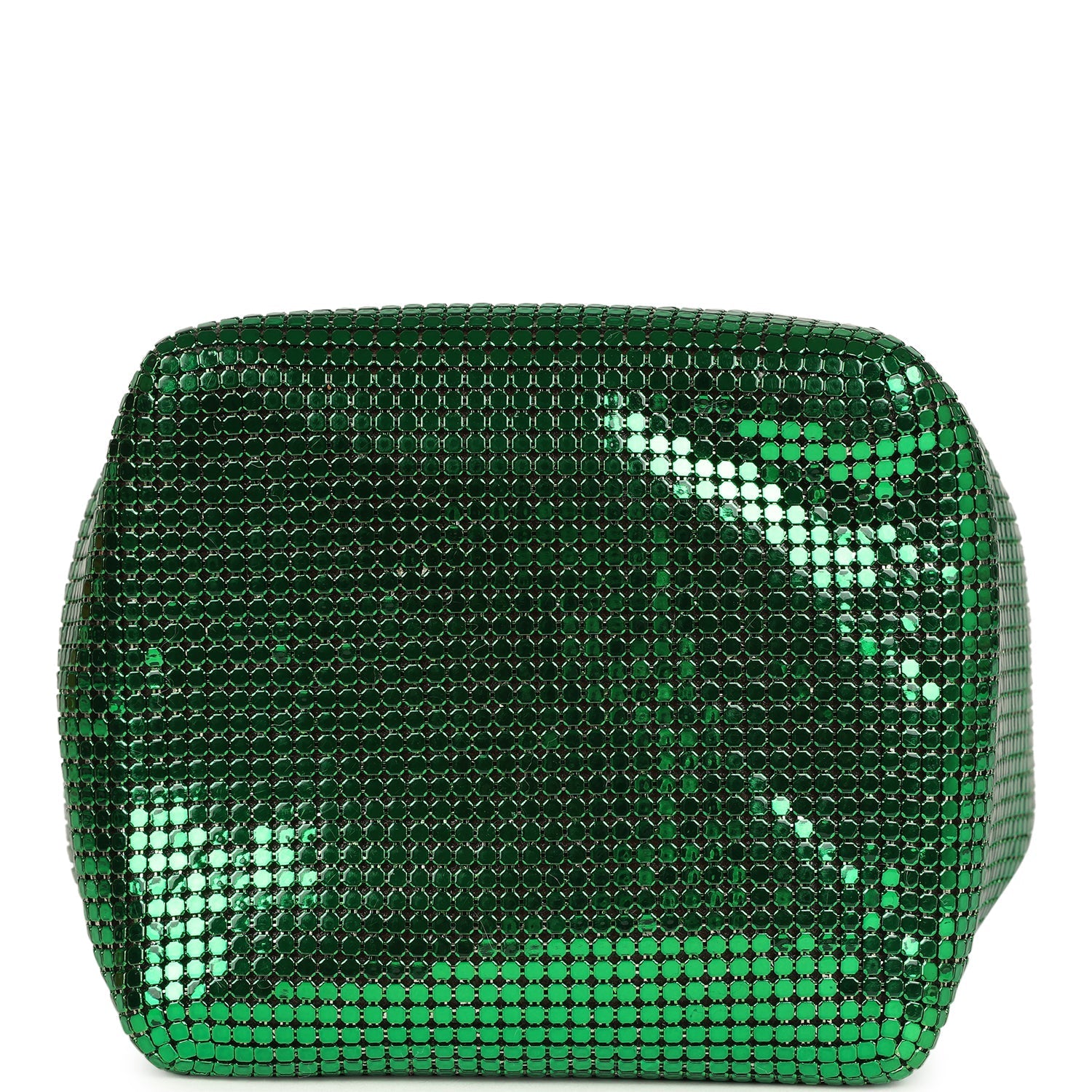 Chanel Mini Bucket Bag Green, Purple and Blue Ombre Metallic Mesh Light Gold Hardware