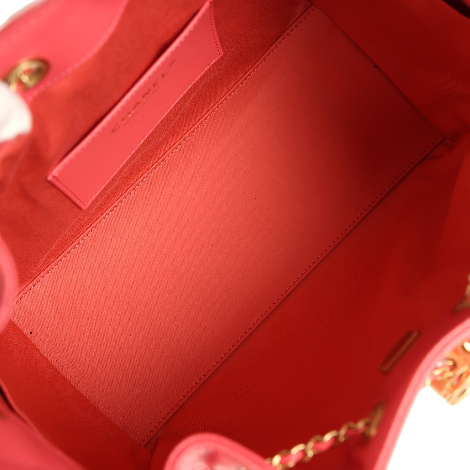 Chanel Small 25 Hobo Bag Coral Pink Caviar Antique Gold Hardware