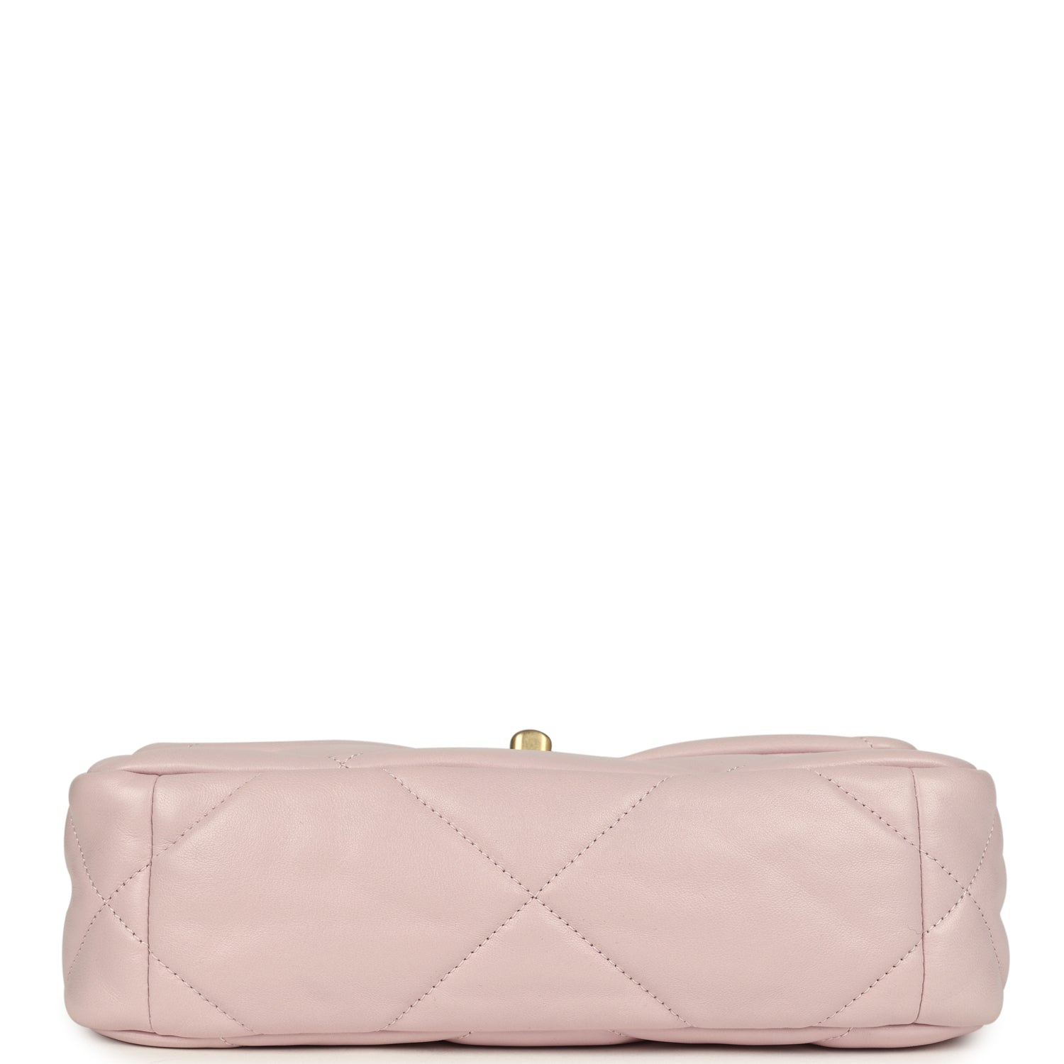 Chanel Medium 19 Flap Bag Light Pink Shiny Lambskin Mixed Metal Hardware
