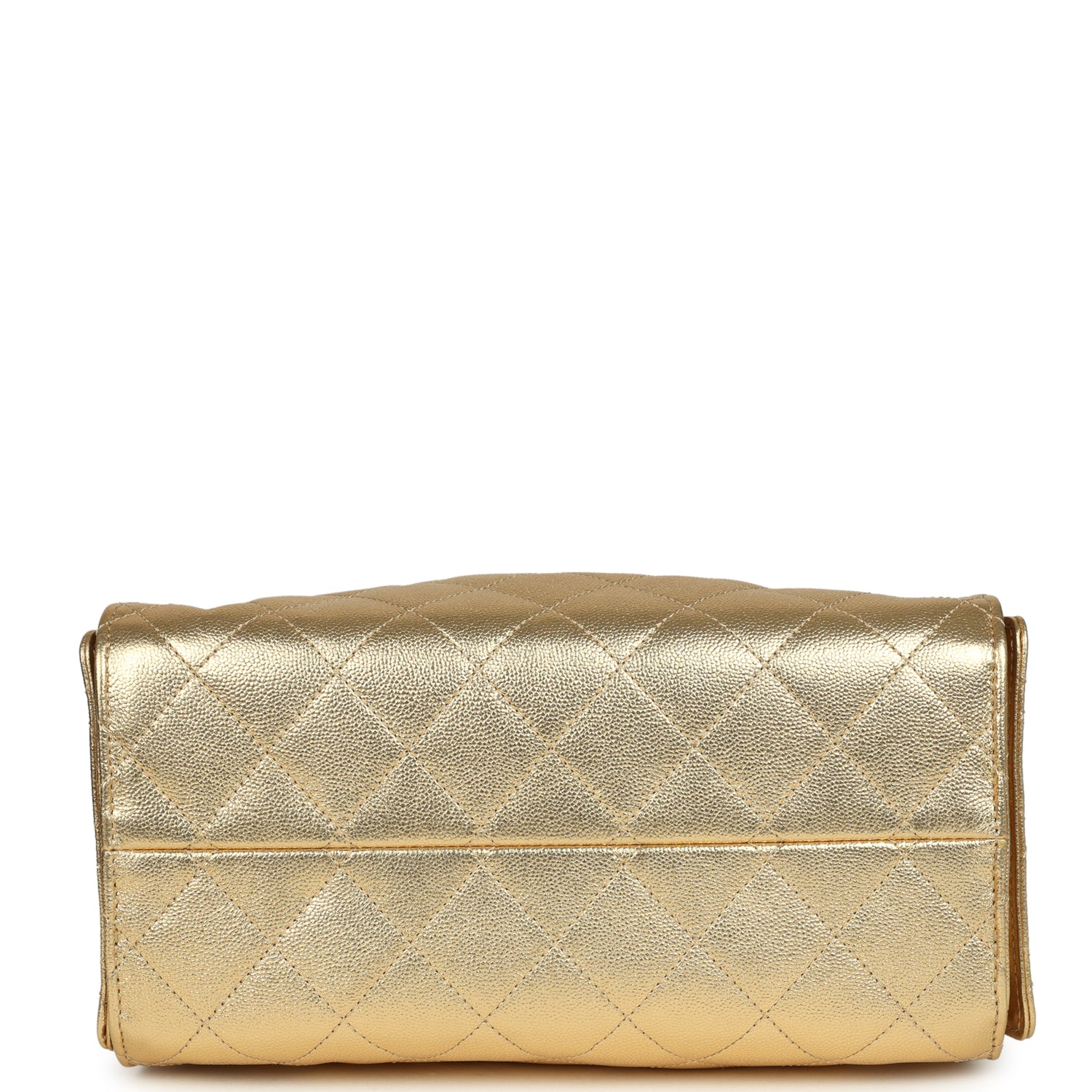 Chanel Small 25 Hobo Bag Metallic Gold Caviar Antique Gold Hardware