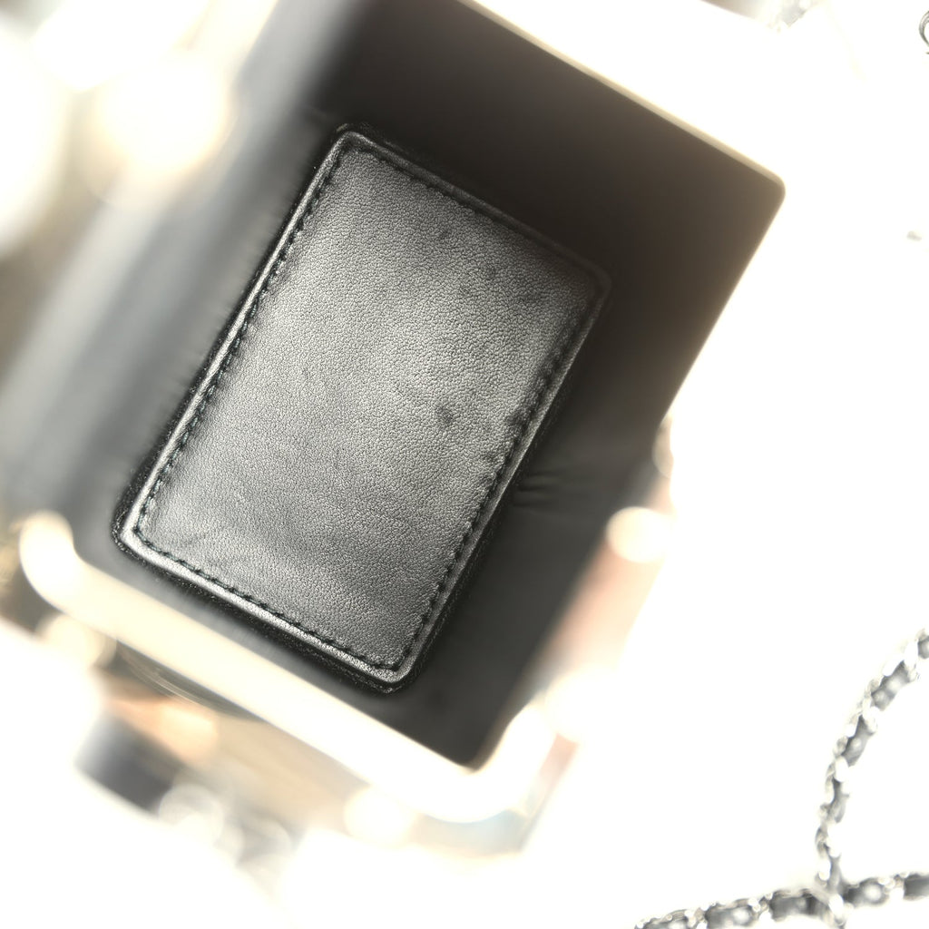 Chanel Limited Edition Robot Minaudière Bag Black Plexiglass and Crystals Ruthenium Hardware