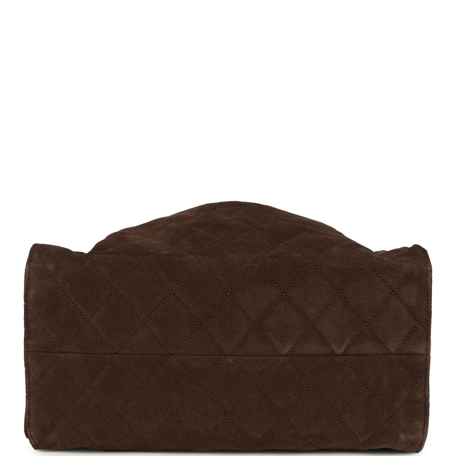 Chanel Medium 25 Hobo Bag Dark Brown Suede Antique Gold Hardware