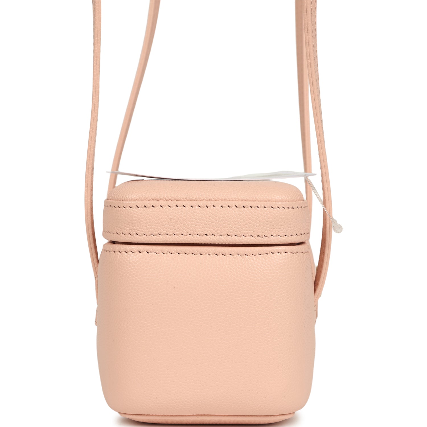 Chanel Preppy Coco Long Vanity with Straps Light Pink Shiny Caviar Brushed Gold Hardware