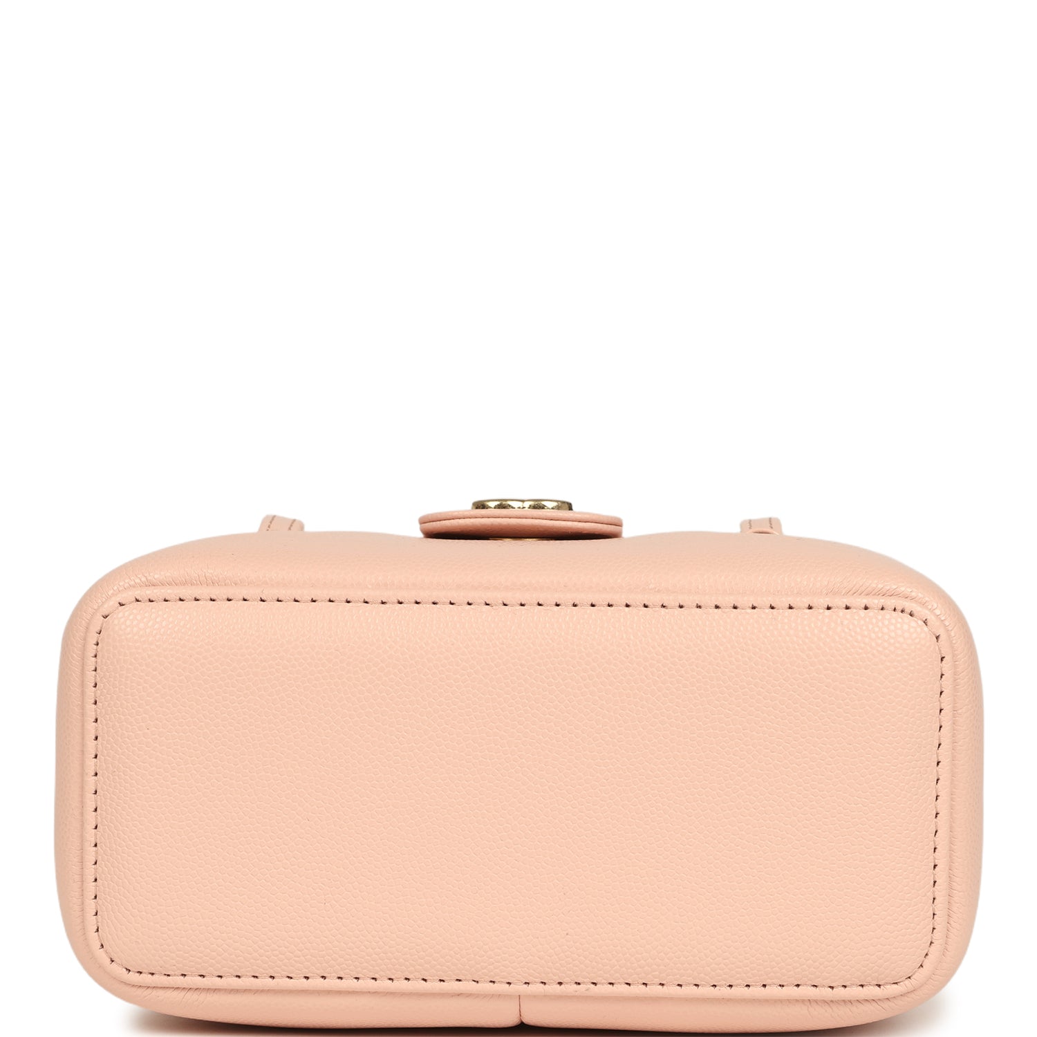 Chanel Preppy Coco Long Vanity with Straps Light Pink Shiny Caviar Brushed Gold Hardware