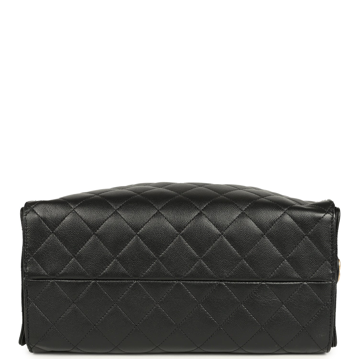 Chanel Medium 25 Hobo Bag Black Caviar Antique Gold Hardware