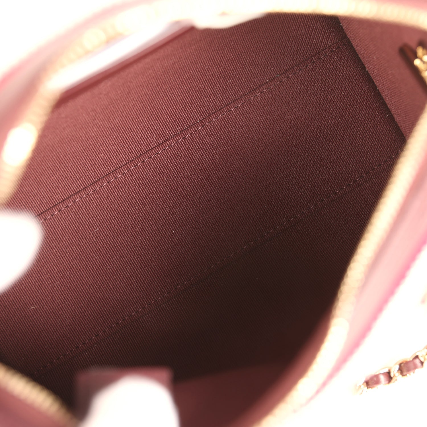 Chanel Mini Timeless Classic Barrel Bag with Chain Burgundy Multi Crochet and Burgundy Lambskin Light Gold Hardware
